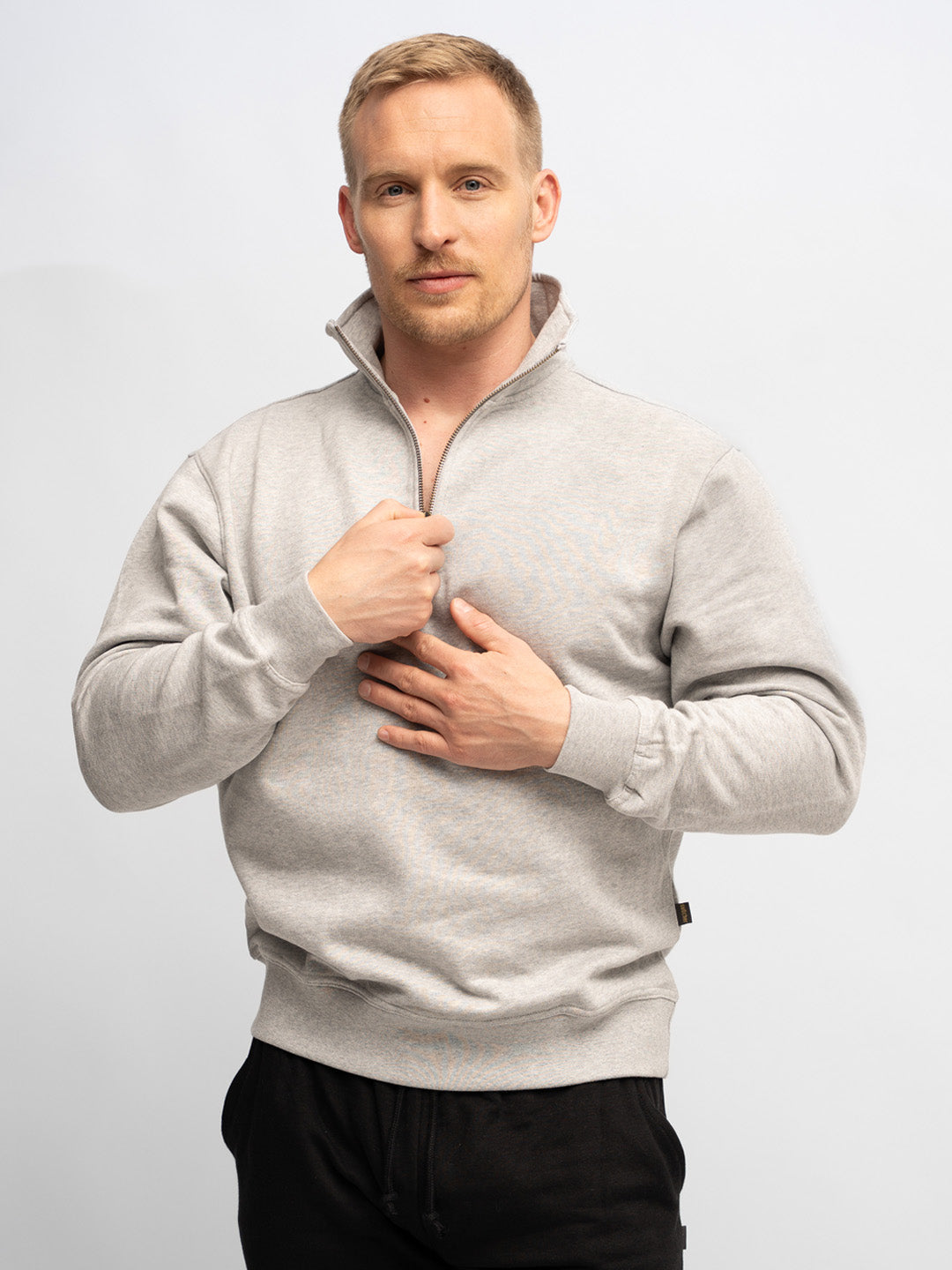 Switcher men's sweatshirt Oslo color/blanc chine