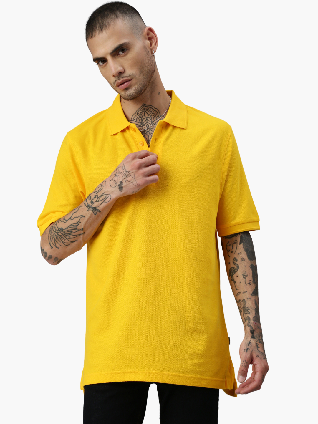 Premium piqué polo shirt organic John