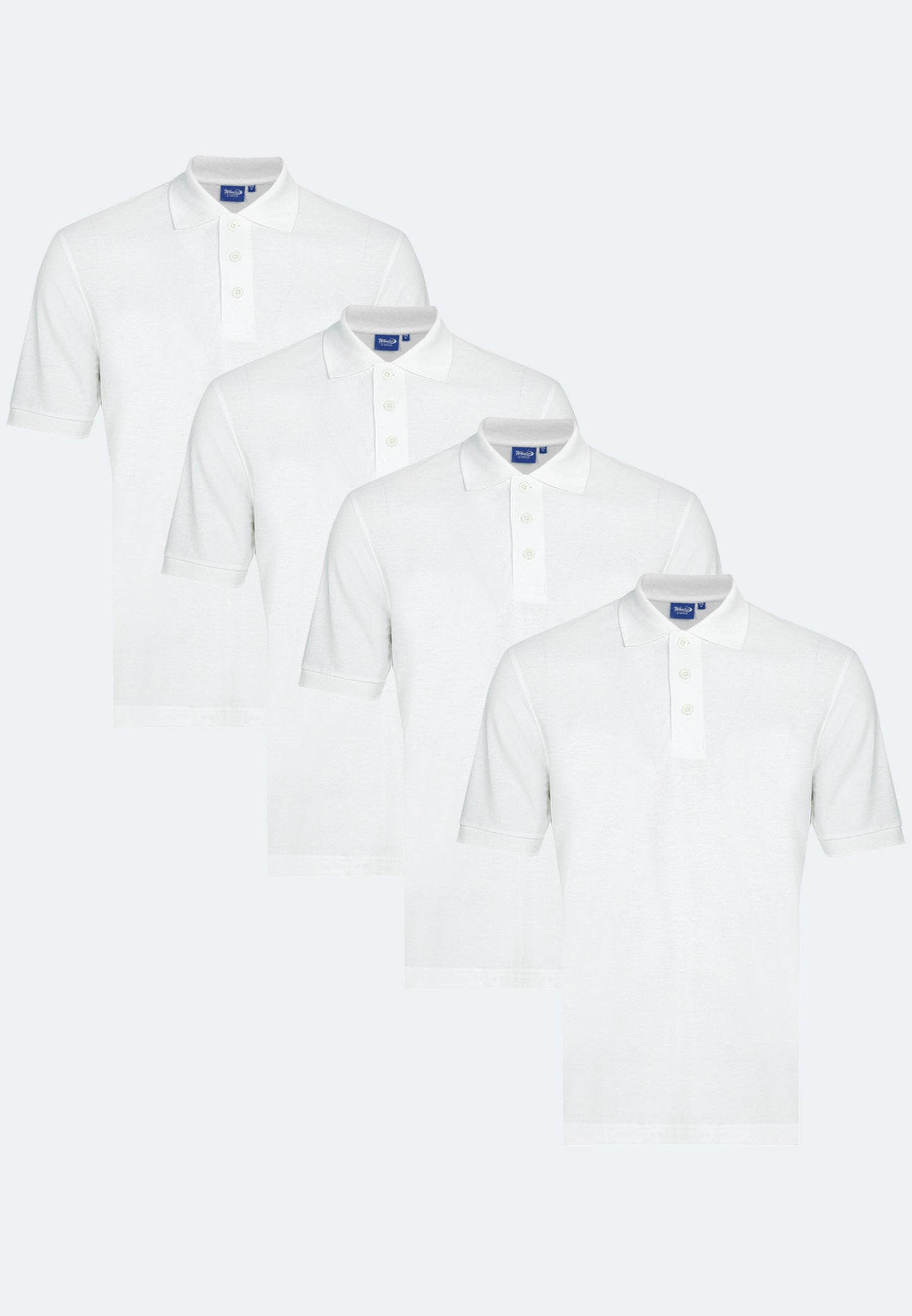 4-pack Airtex piqué polo shirt Whale