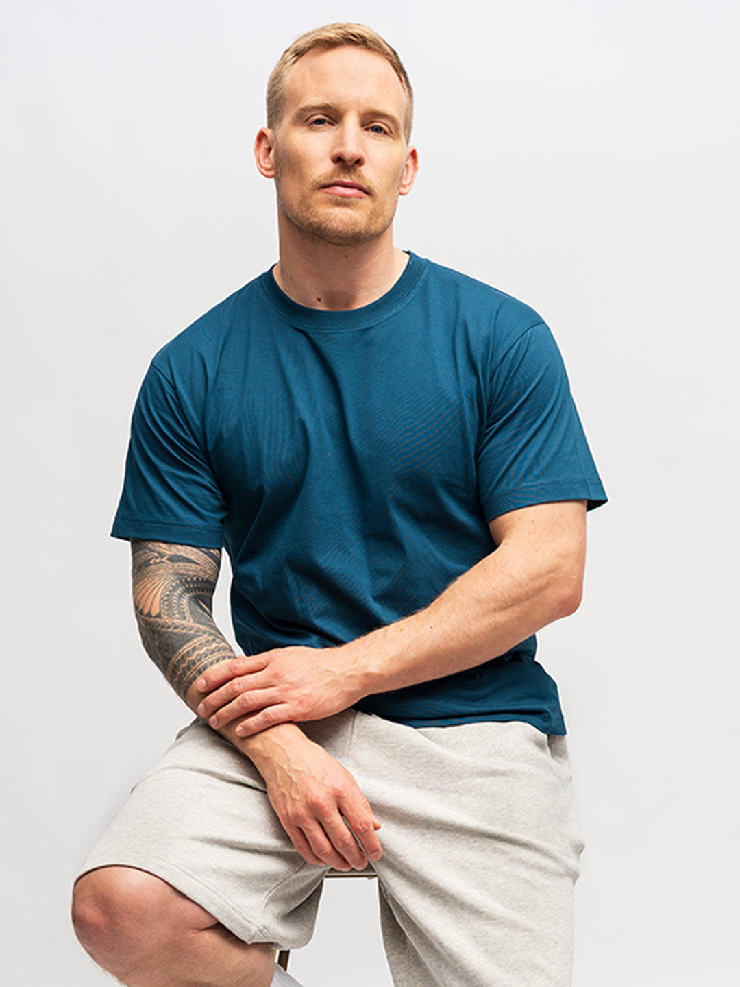 Switcher men's shirt Bob color/petrol