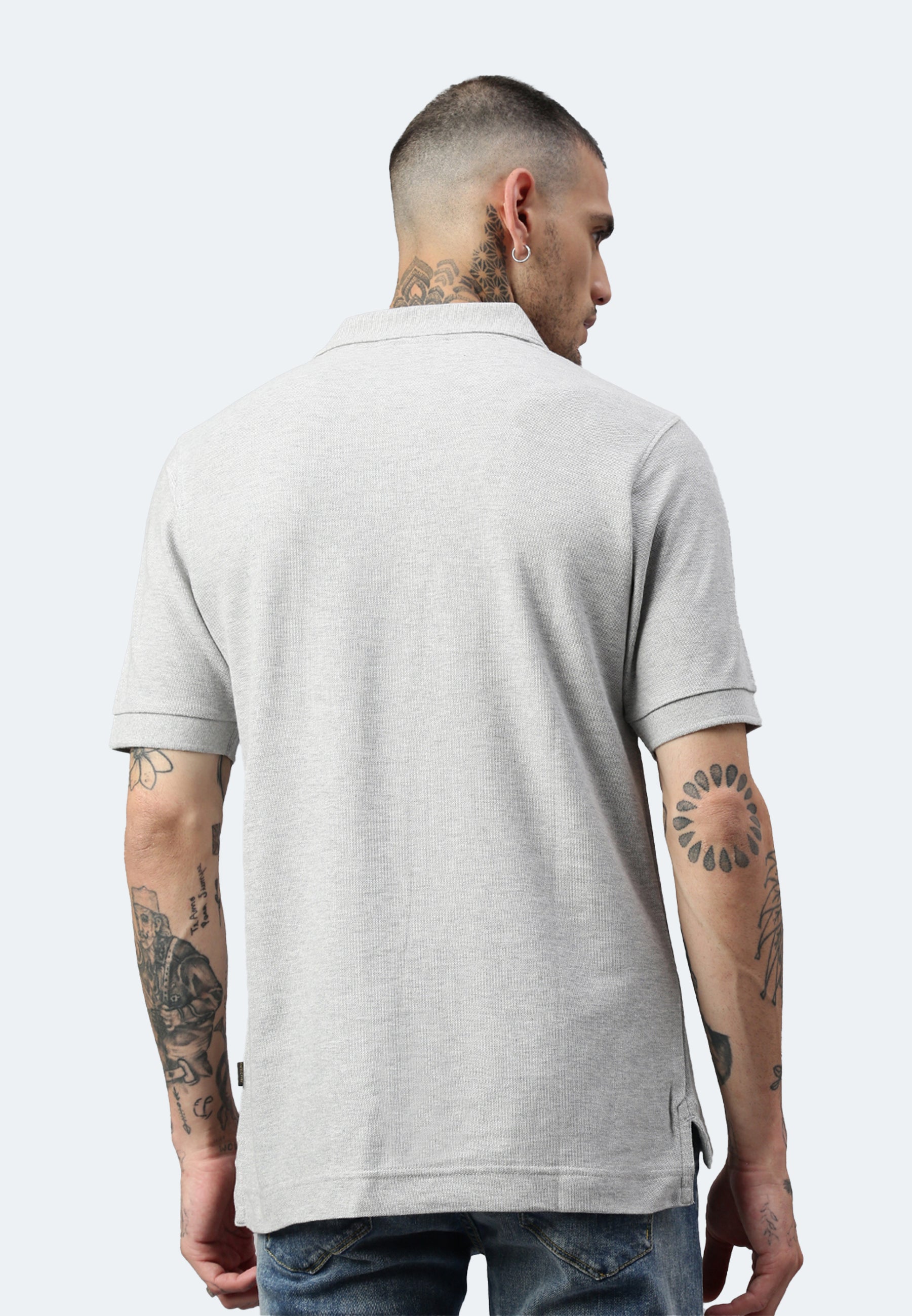 Switcher men's polo john color/gris chine