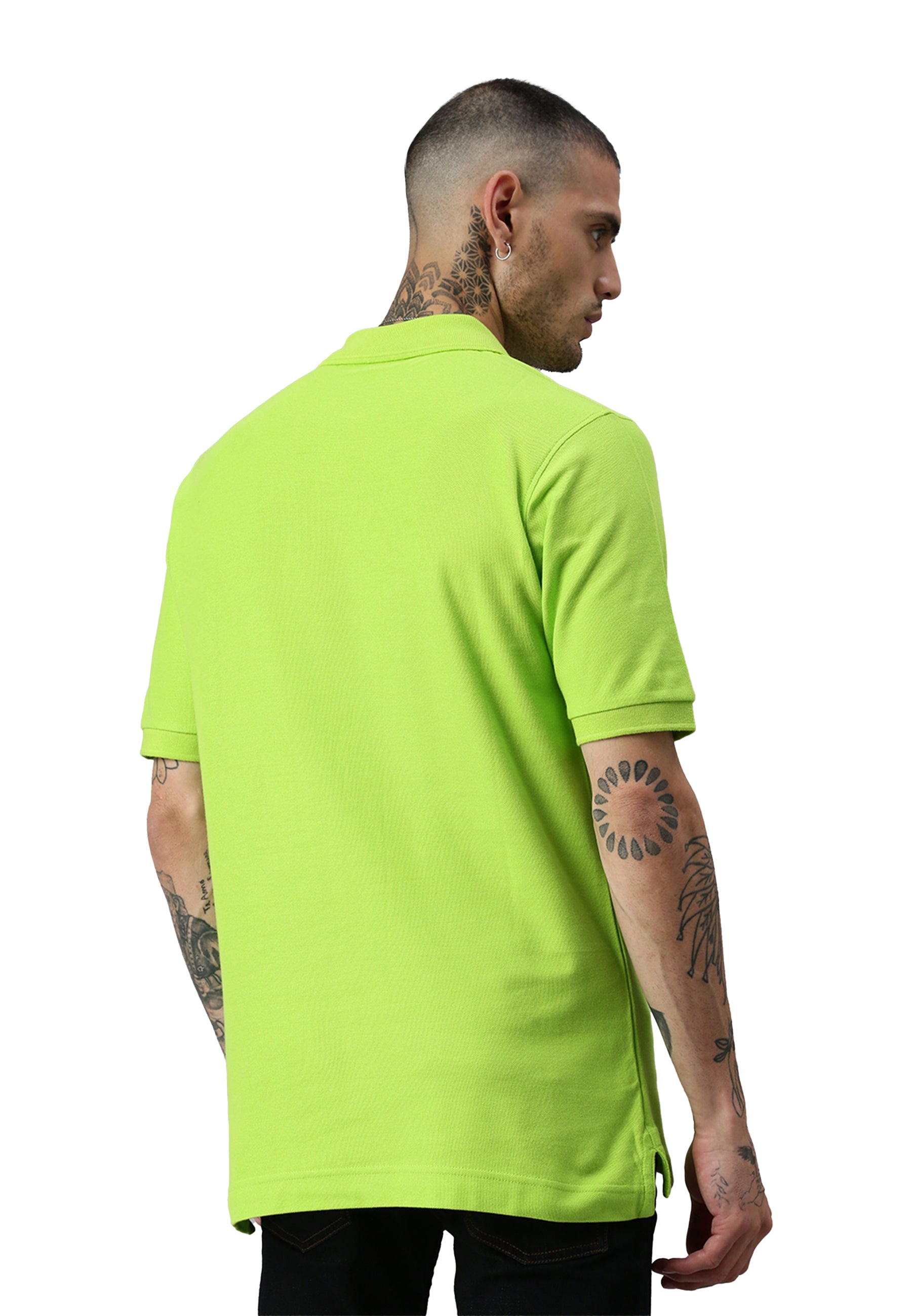 Switcher men's polo john color/lime