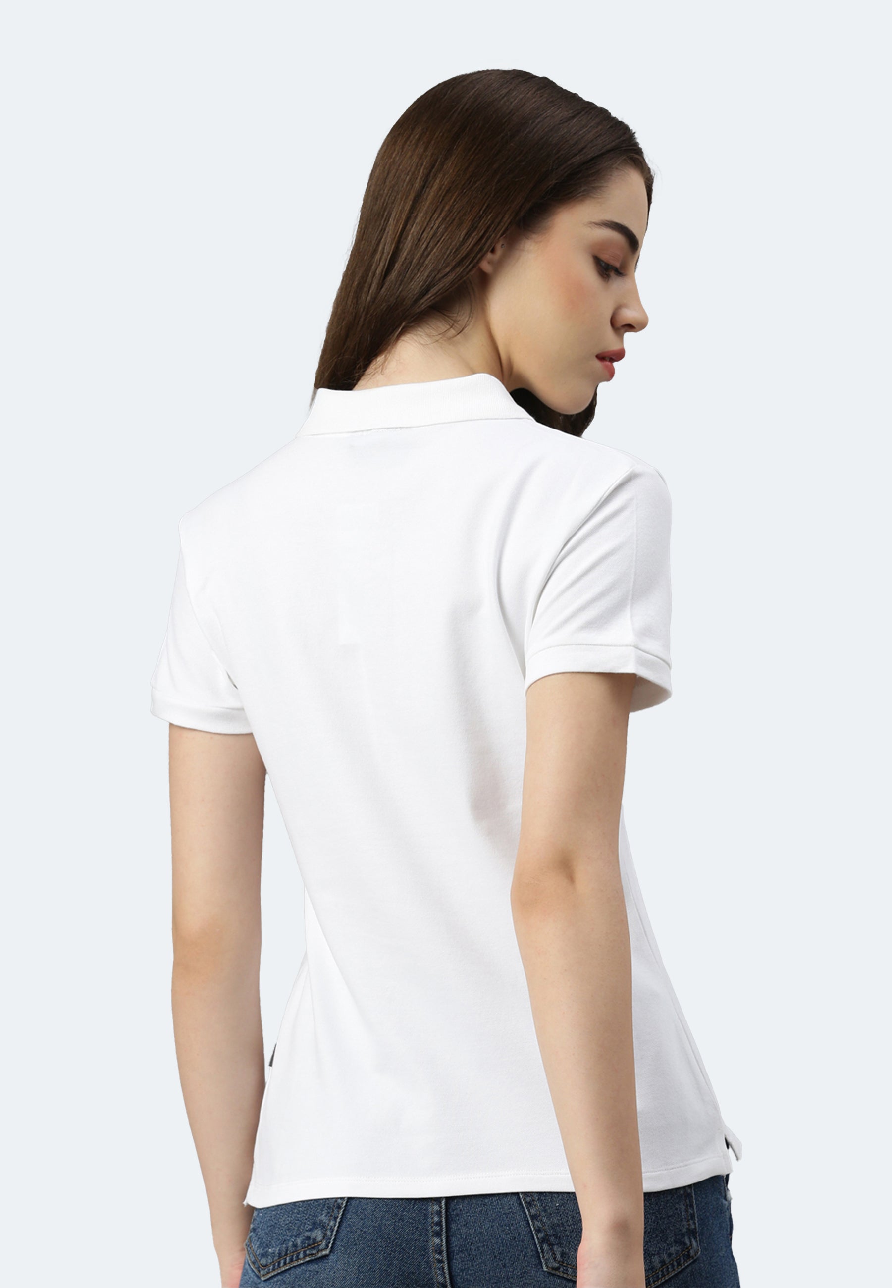 Switcher Lady polo stacy color/blanc