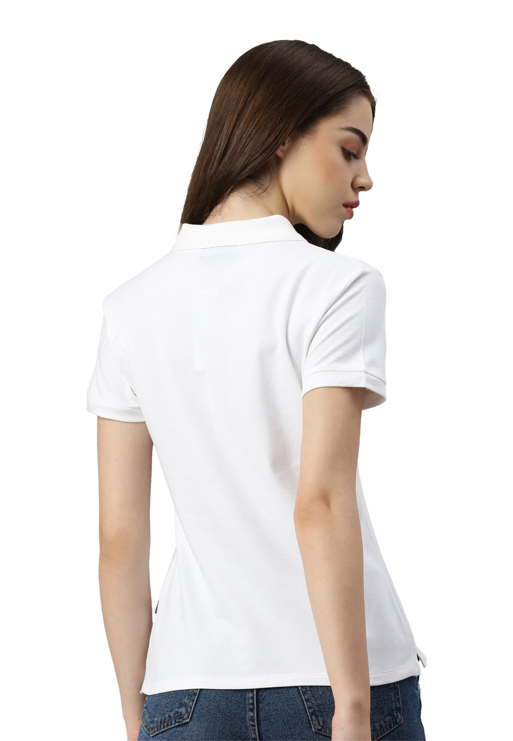 Switcher Lady polo stacy color/blanc