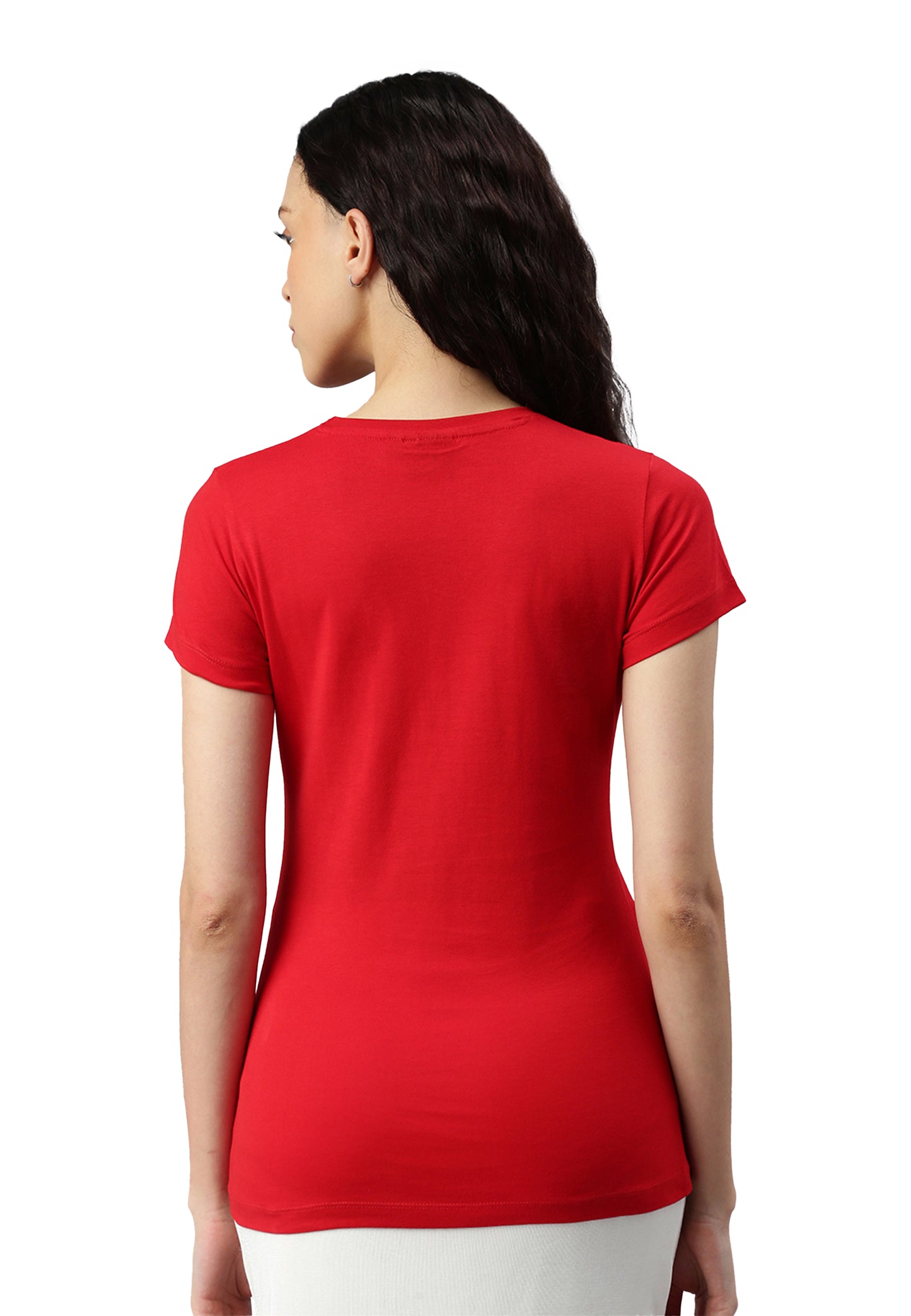 Switcher shirt Lady whale color/10 rouge