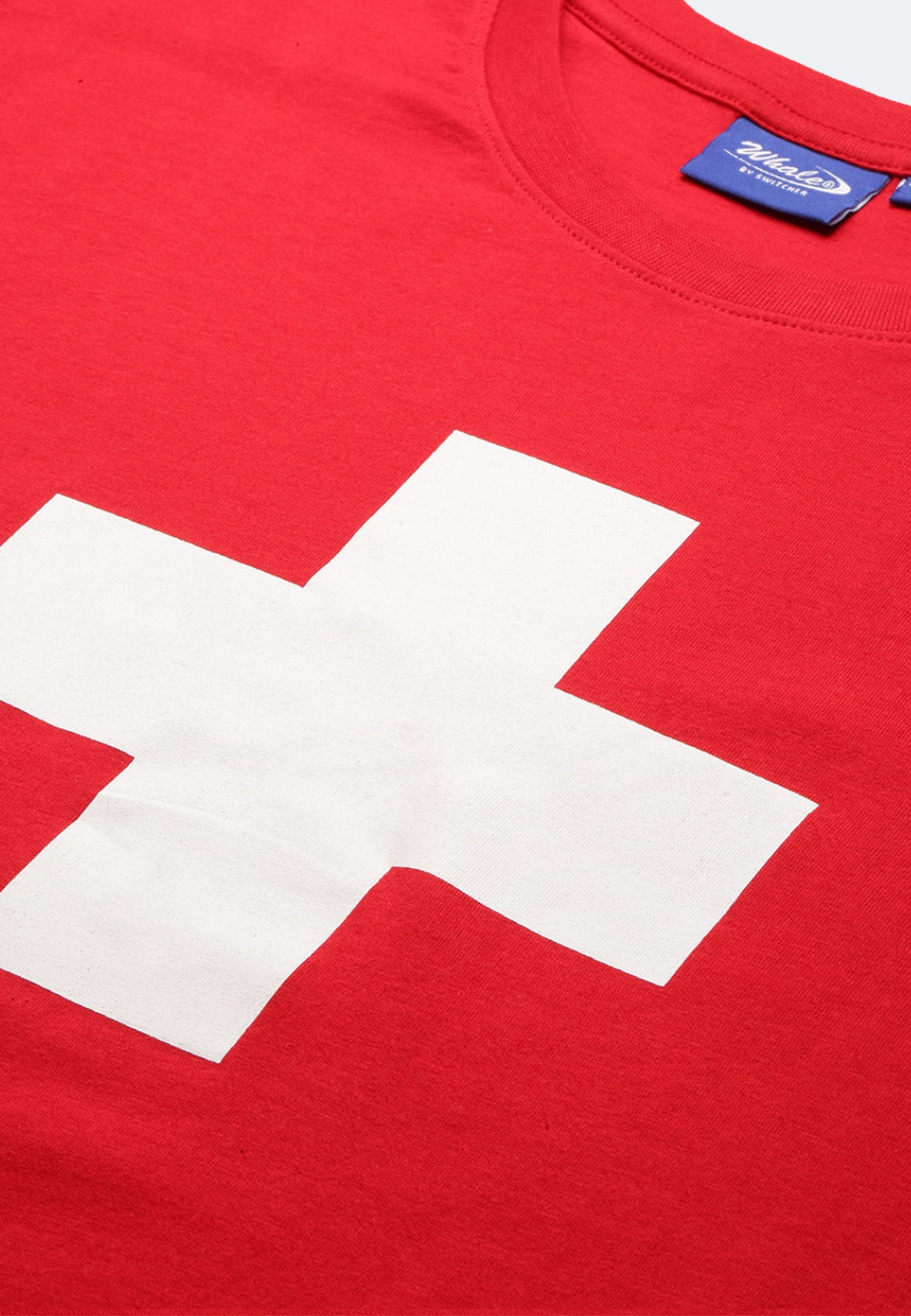 Switcher shirt kid's swiss vision helvetica color/10 rouge