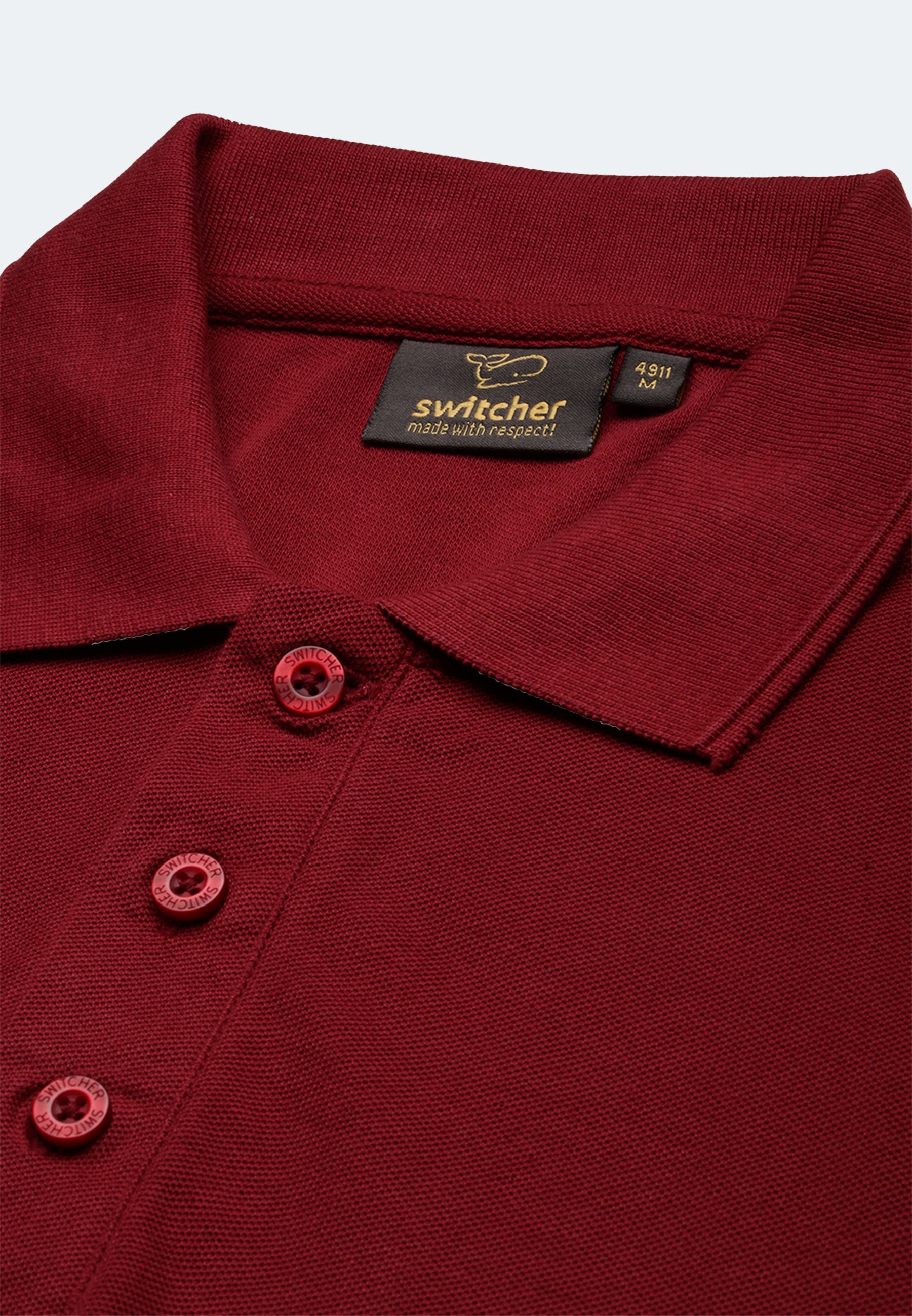 Switcher men's polo john color/burgundy