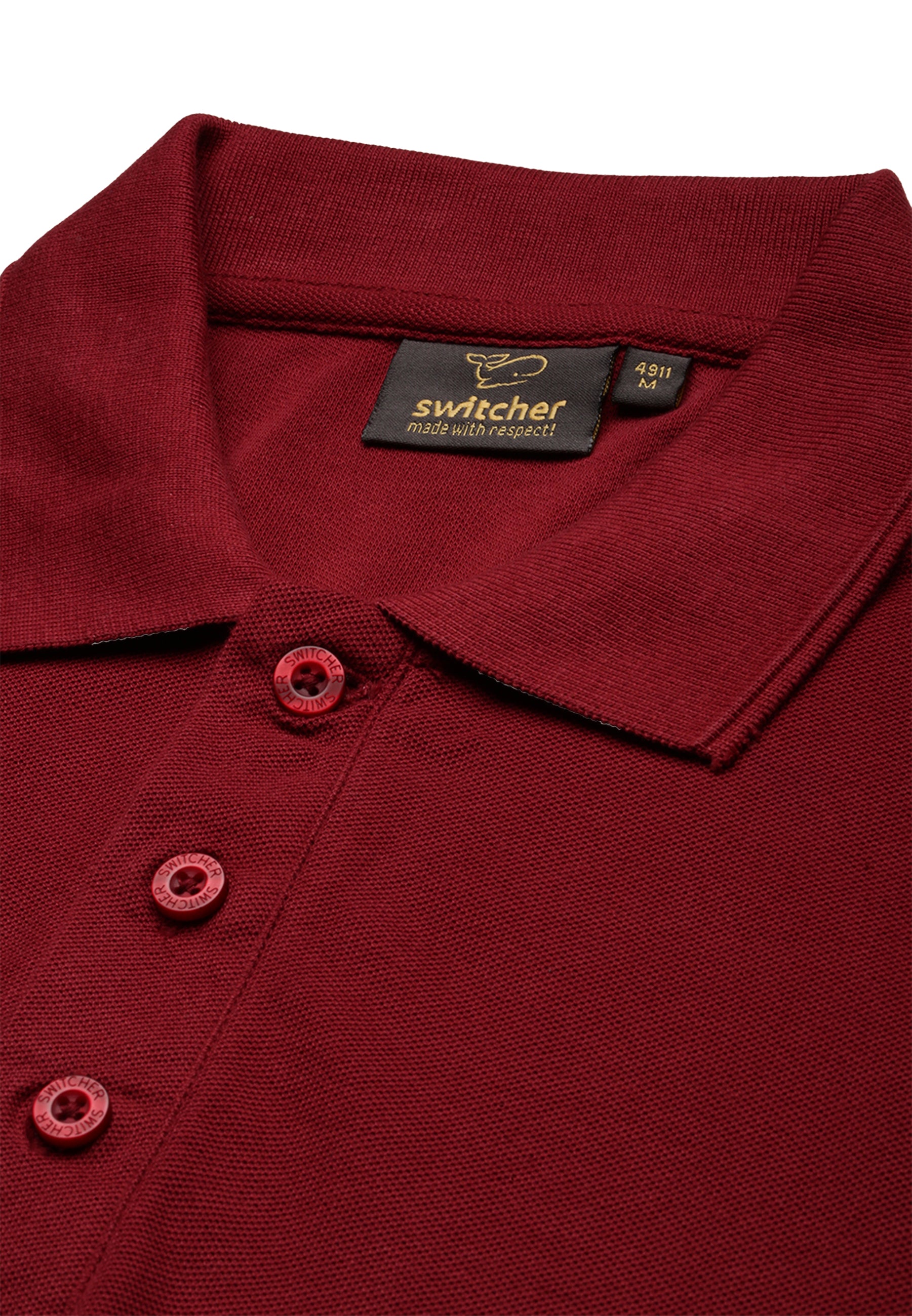 Switcher men's polo john color/burgundy