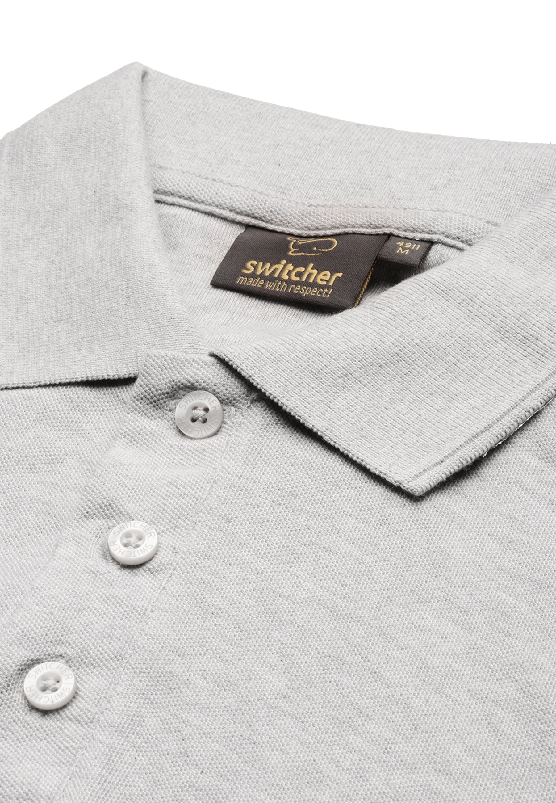 Switcher men's polo john color/gris chine