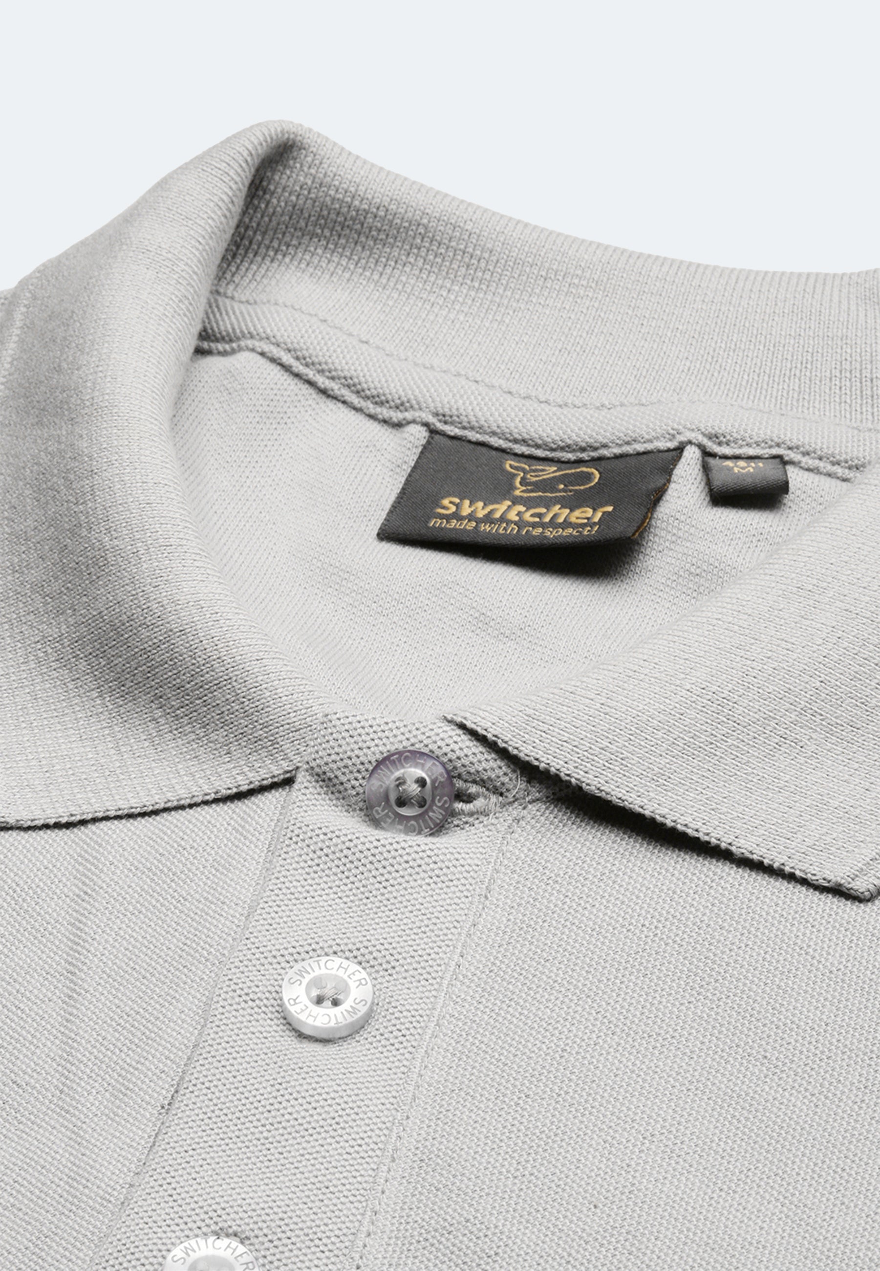 Switcher men's polo john color/gris fonce