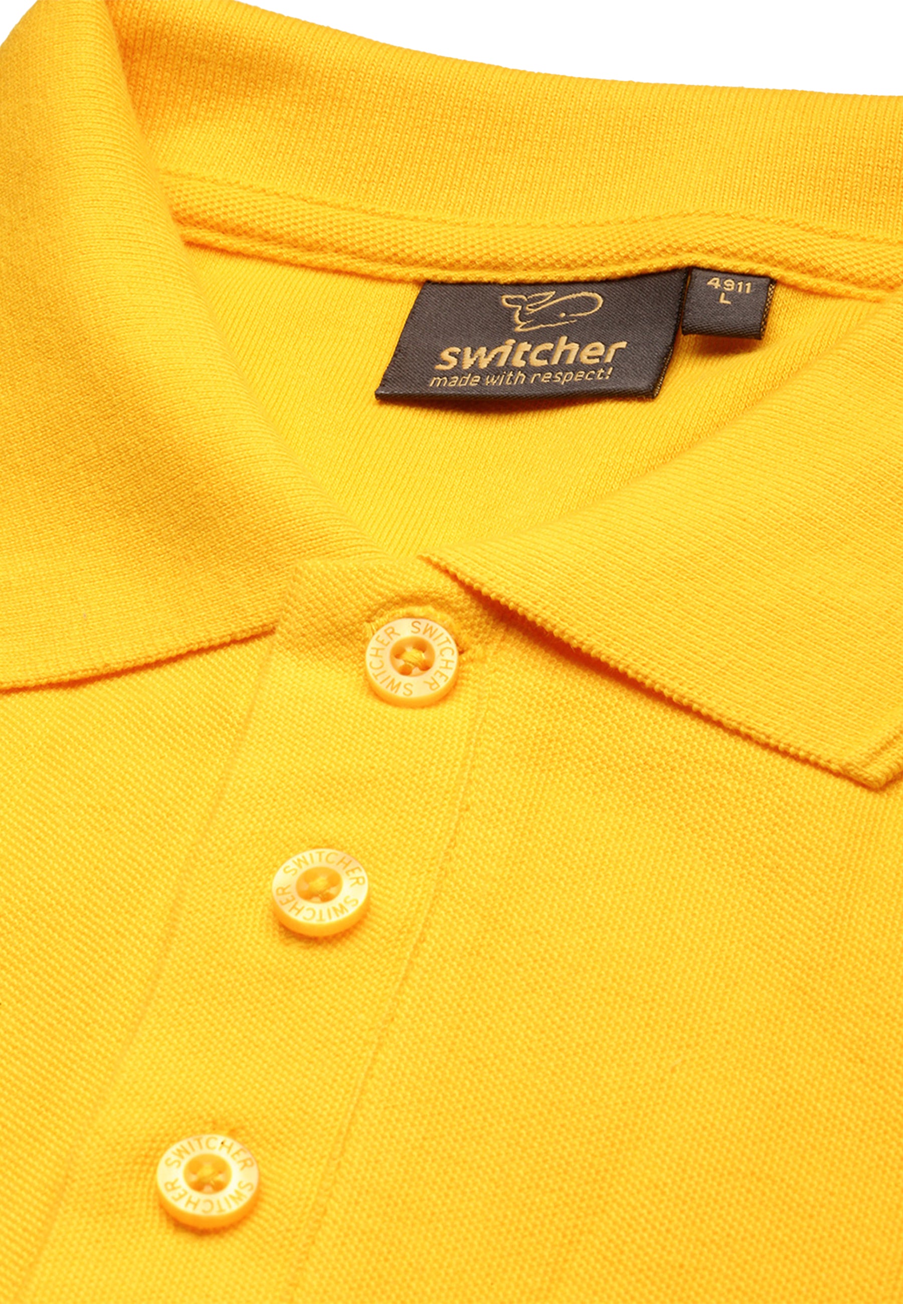Switcher men's polo john color/jaune
