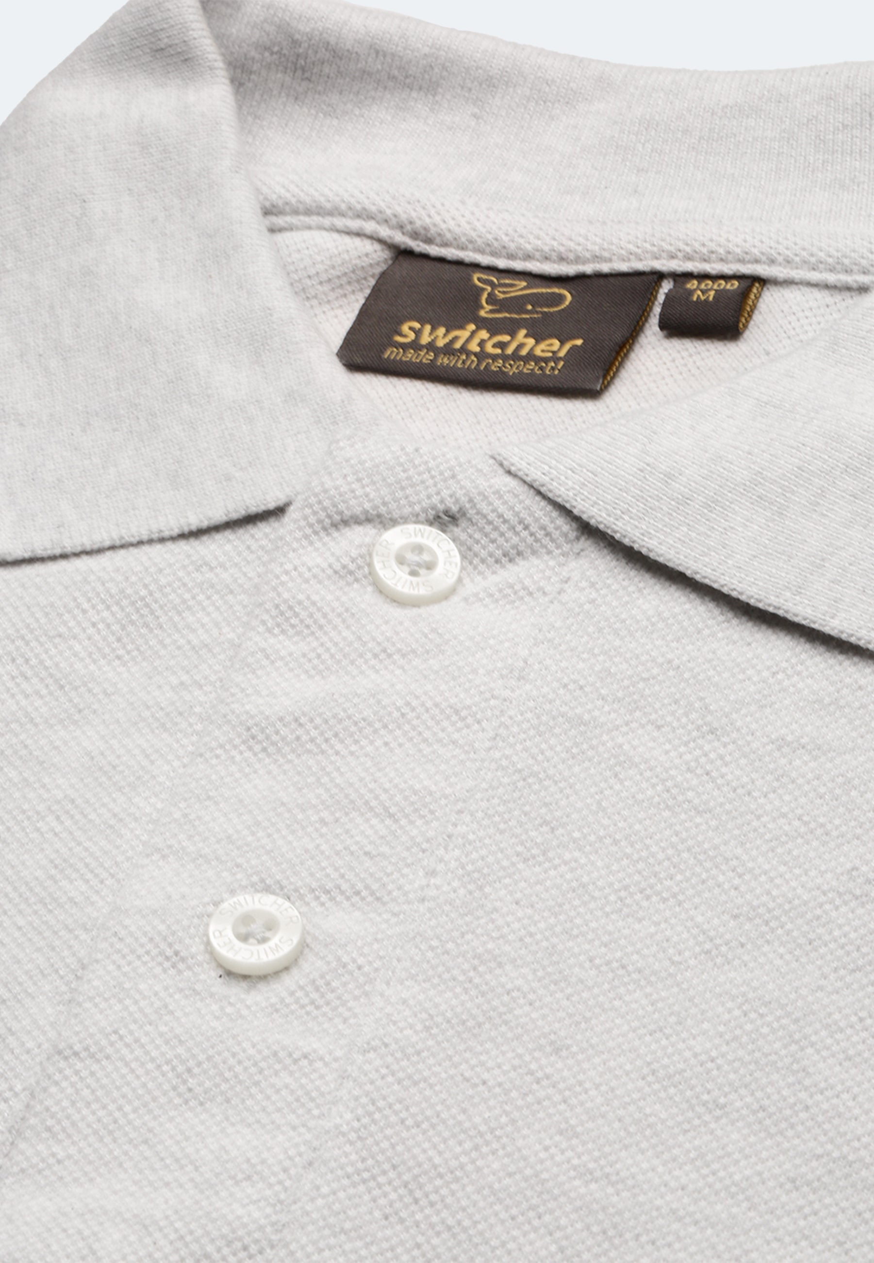Switcher men's polo samuel color/blanc chine