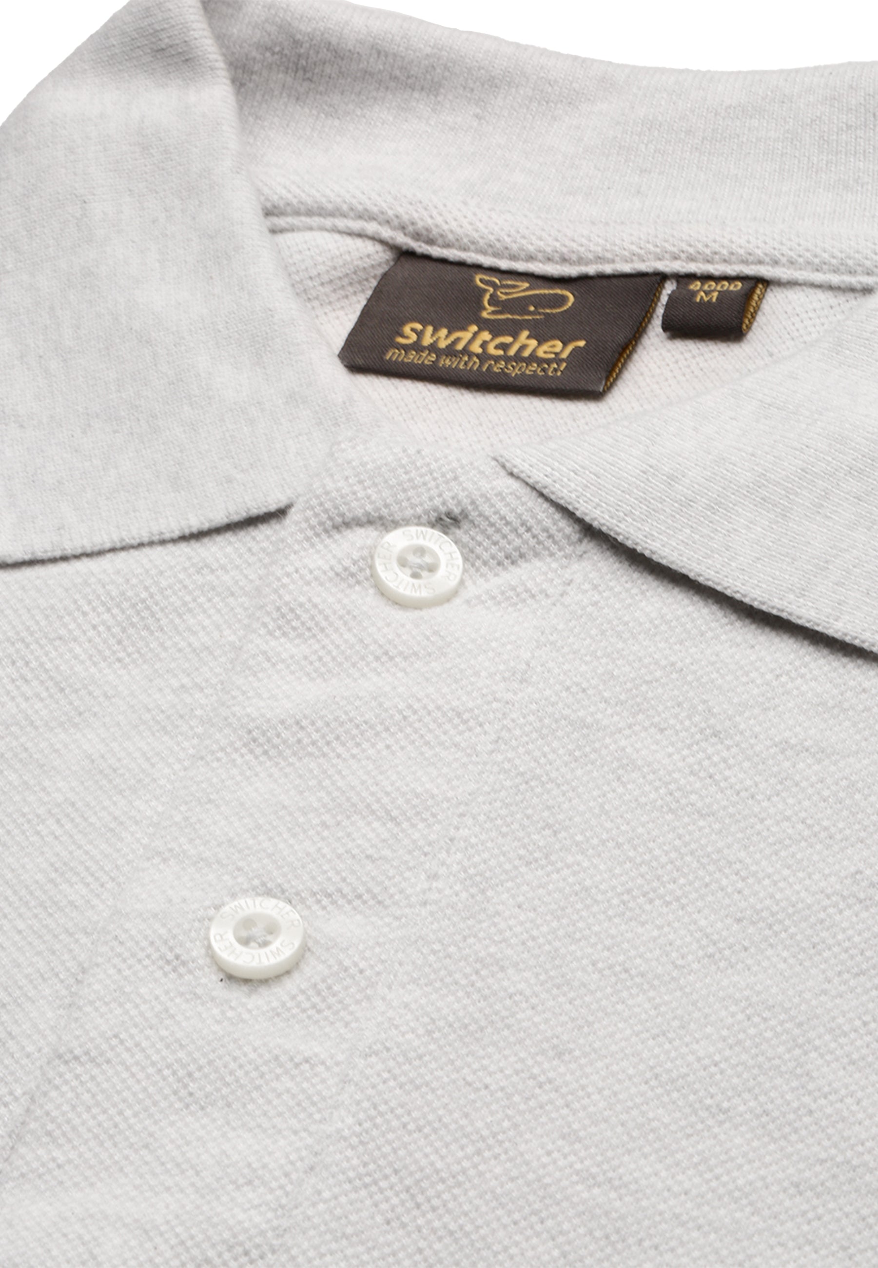 Switcher men's polo samuel color/blanc chine