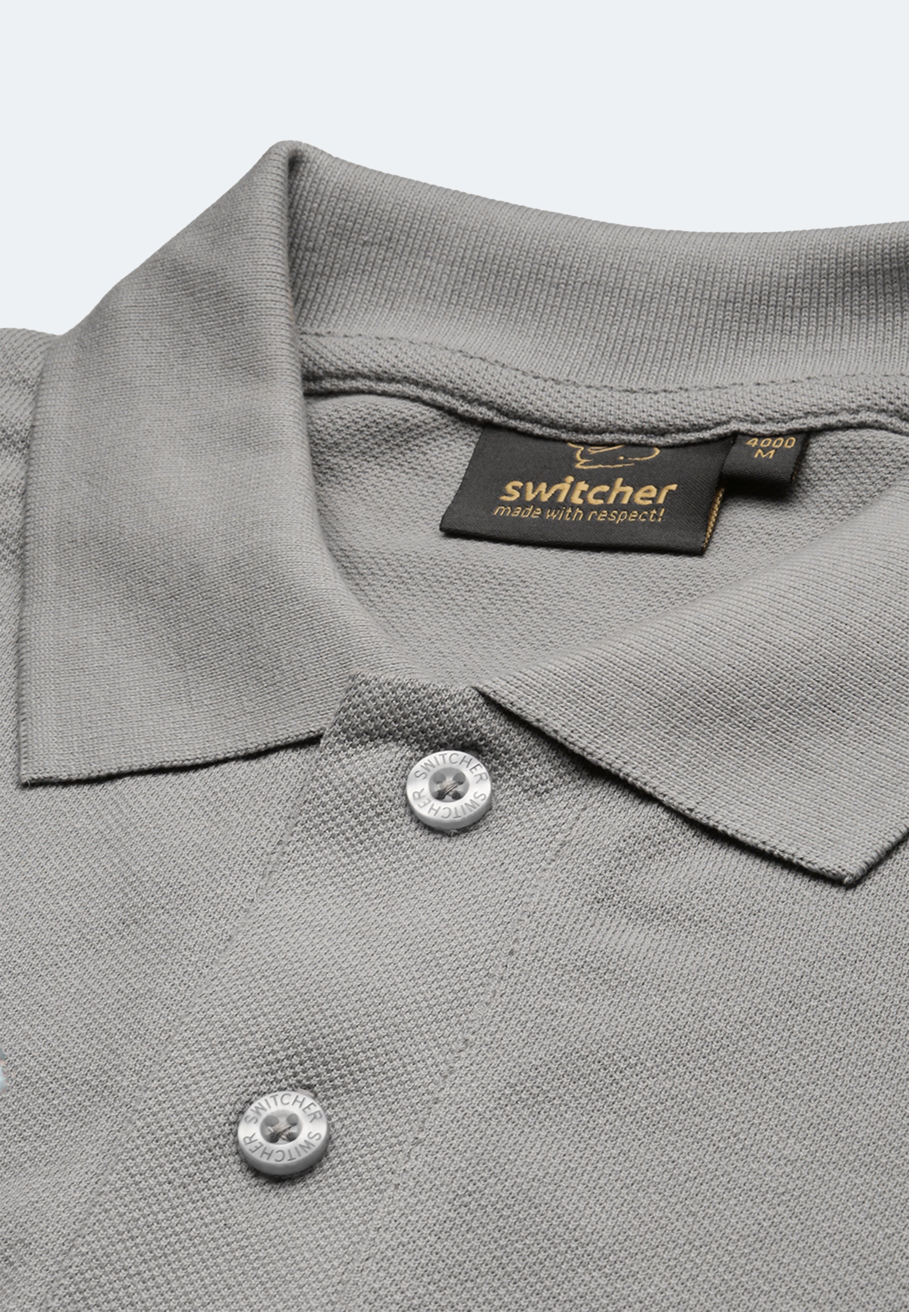 Switcher men's polo samuel color/gris fonce