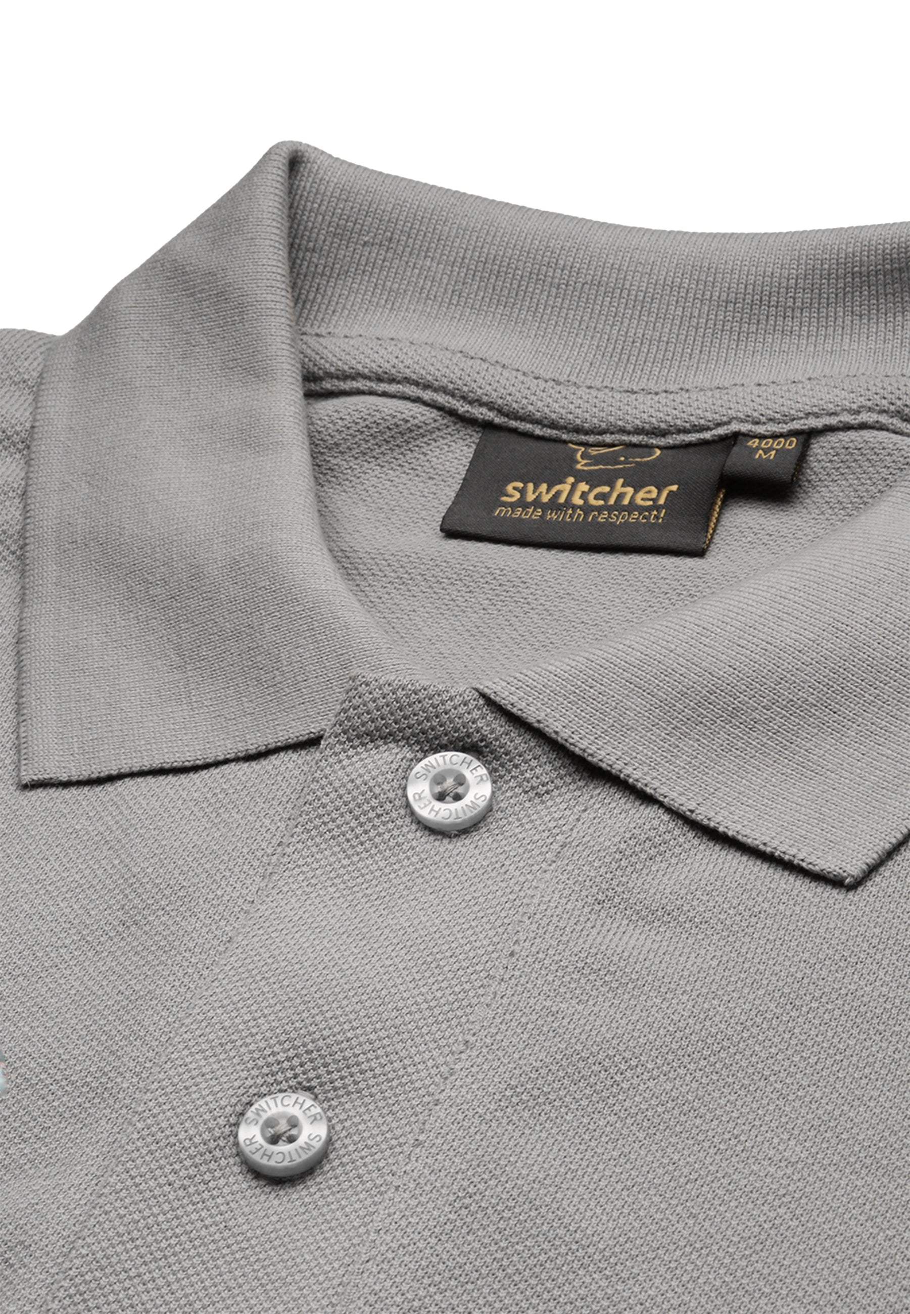 Switcher men's polo samuel color/gris fonce