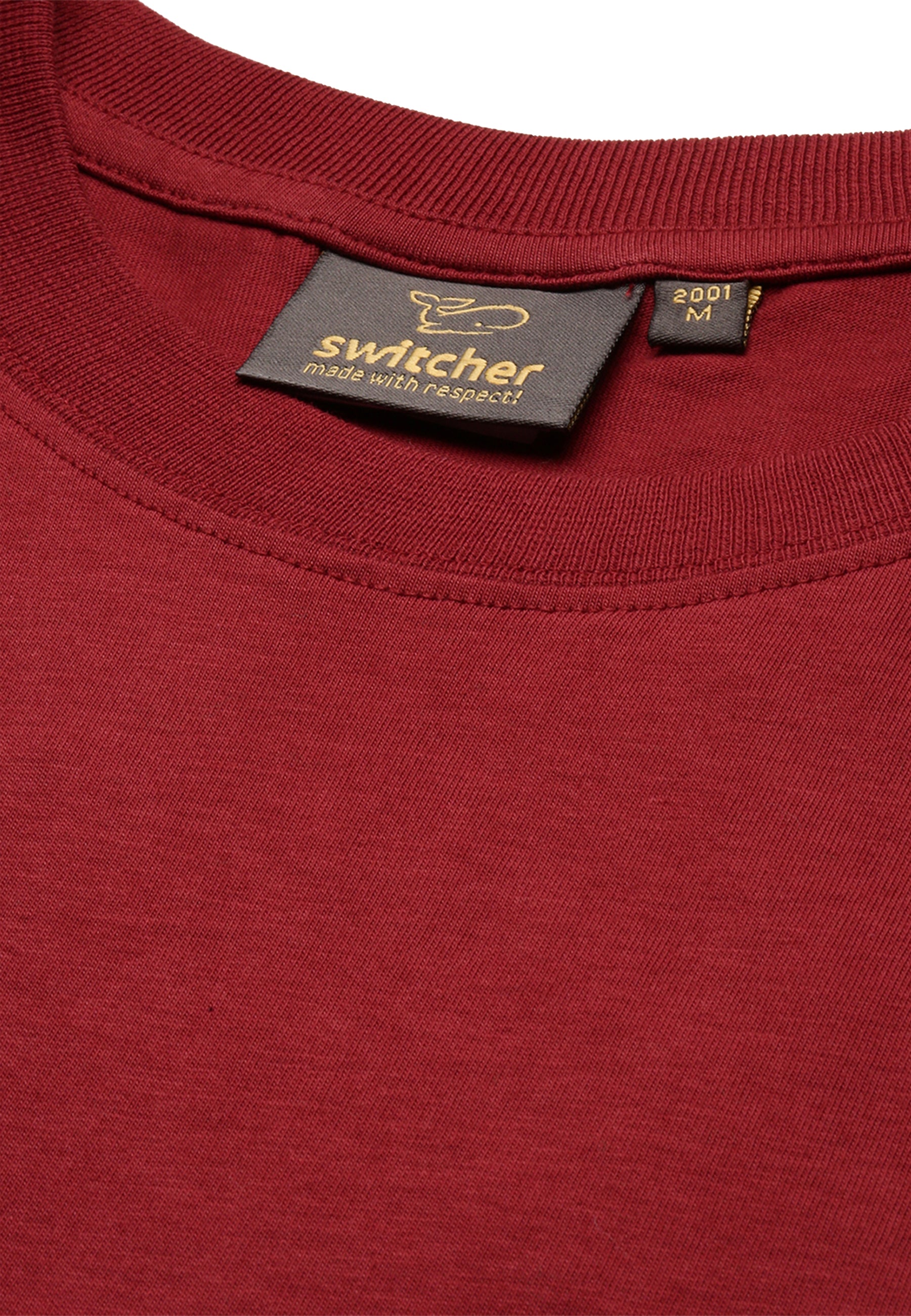 Switcher men's shirt Bob color/burgundy