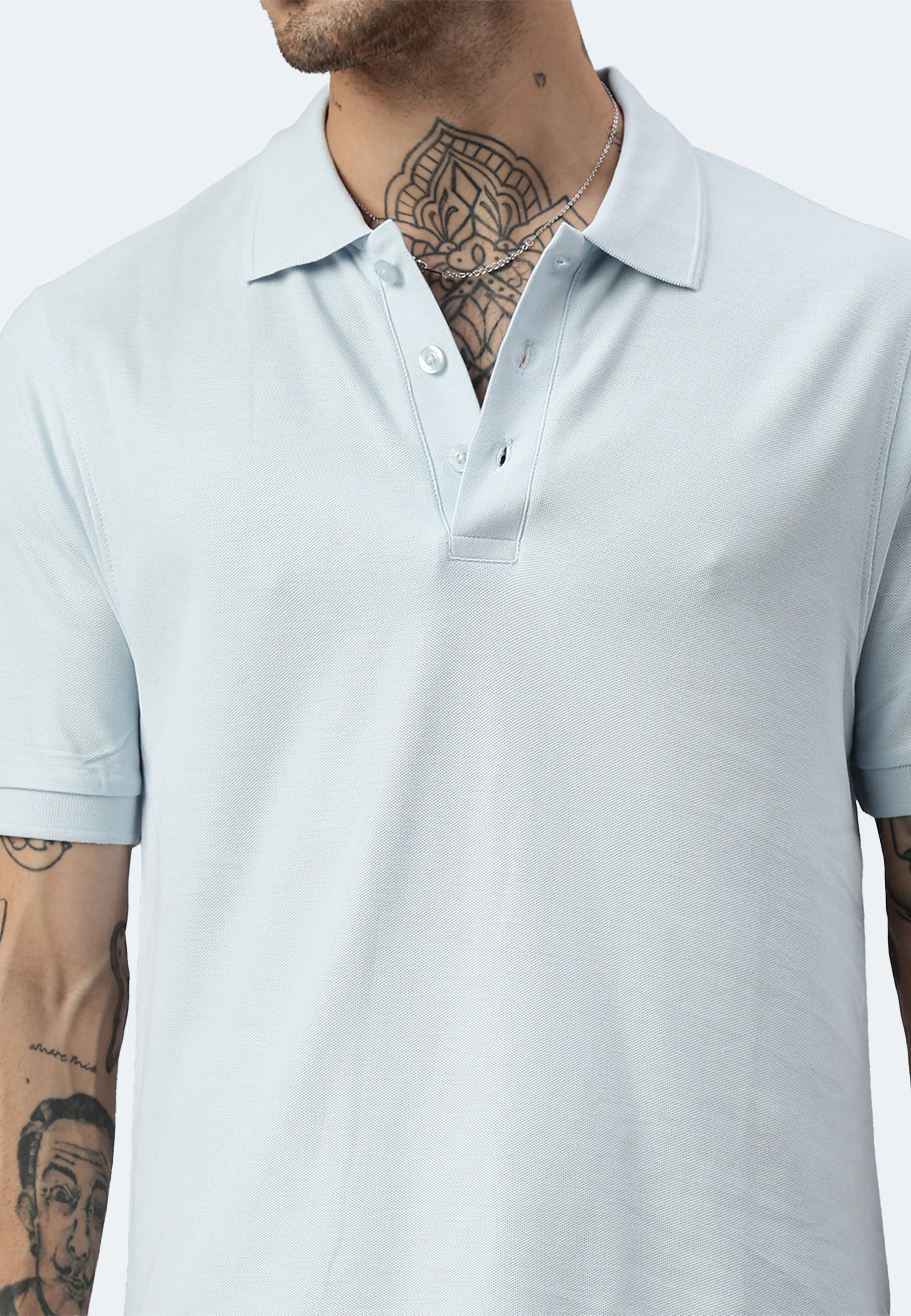 Switcher men's polo john color/blue angel
