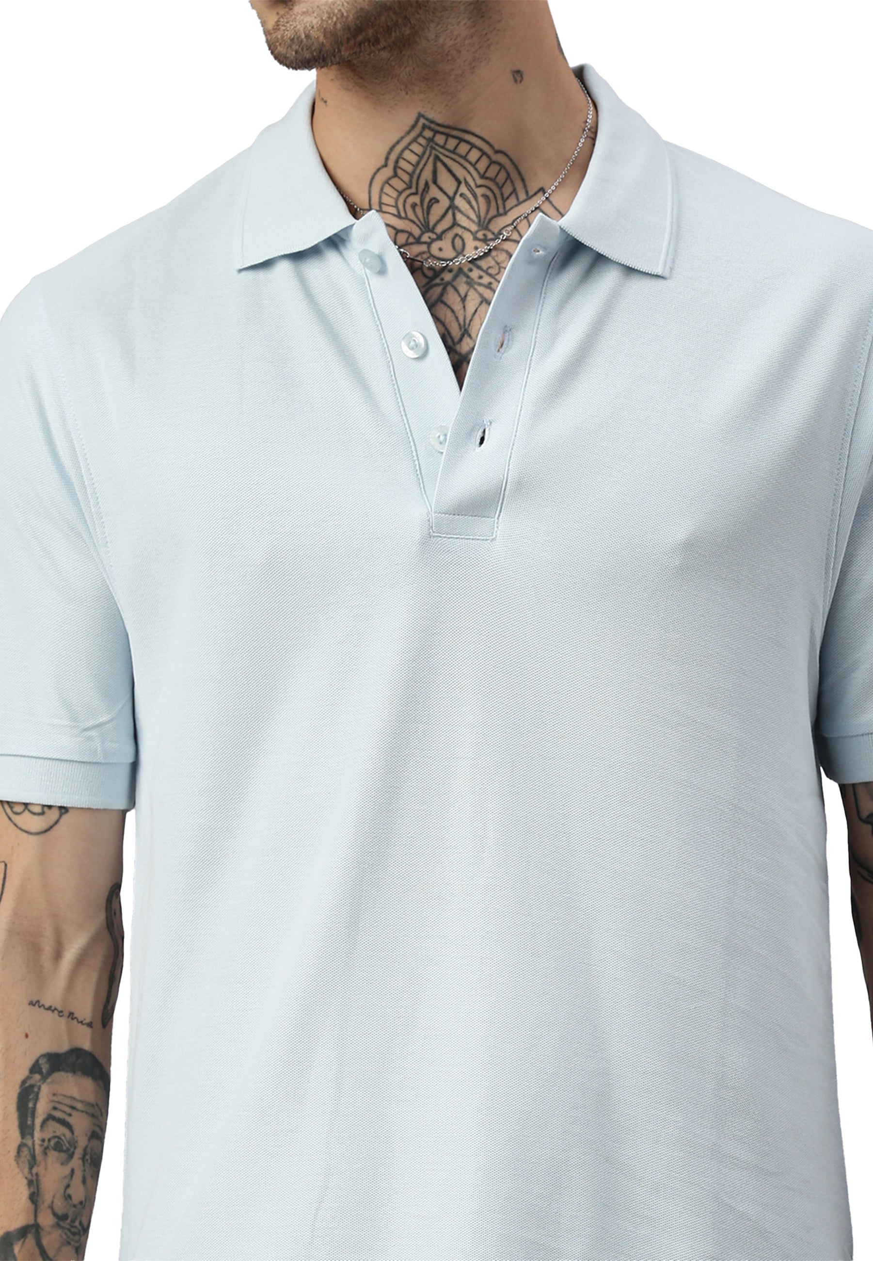 Switcher men's polo john color/blue angel