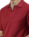 Switcher men's polo john color/burgundy