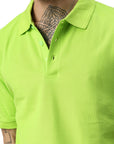 Switcher men's polo john color/lime