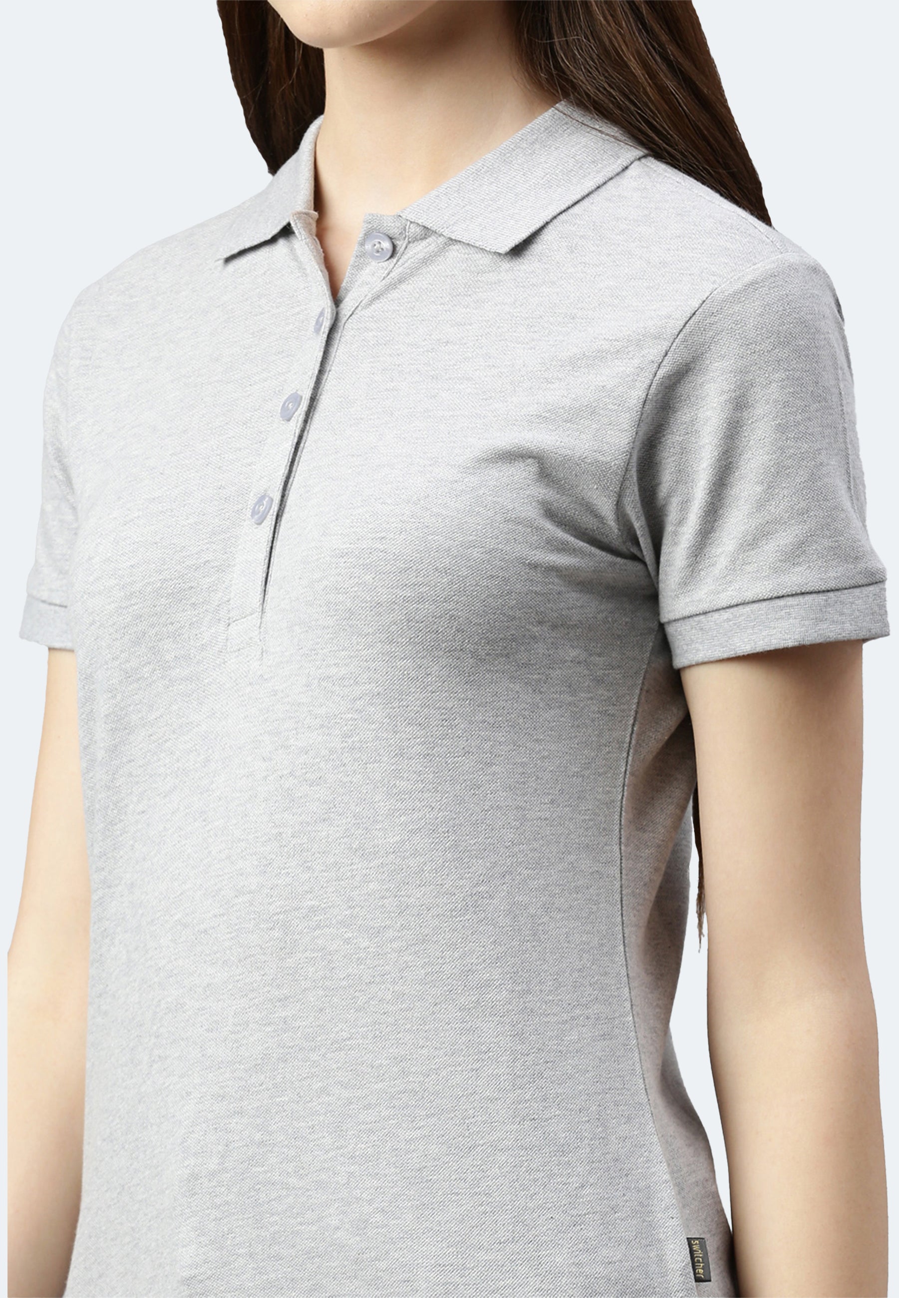 Switcher Lady polo stacy color/gris chine