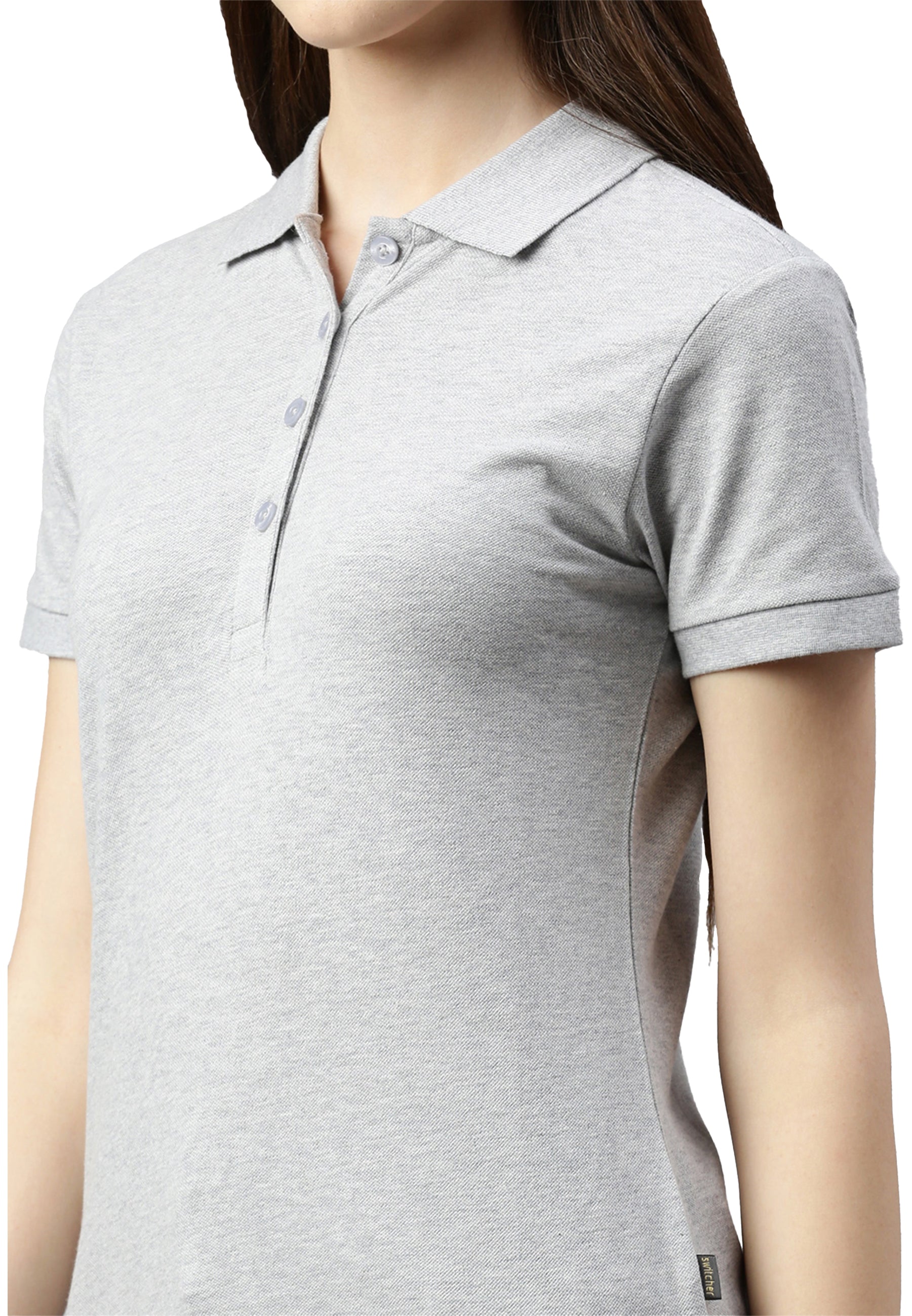 Switcher Lady polo stacy color/gris chine