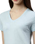 Switcher shirt Lady whale color/blue angel