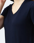 Switcher shirt Lady whale color/navy