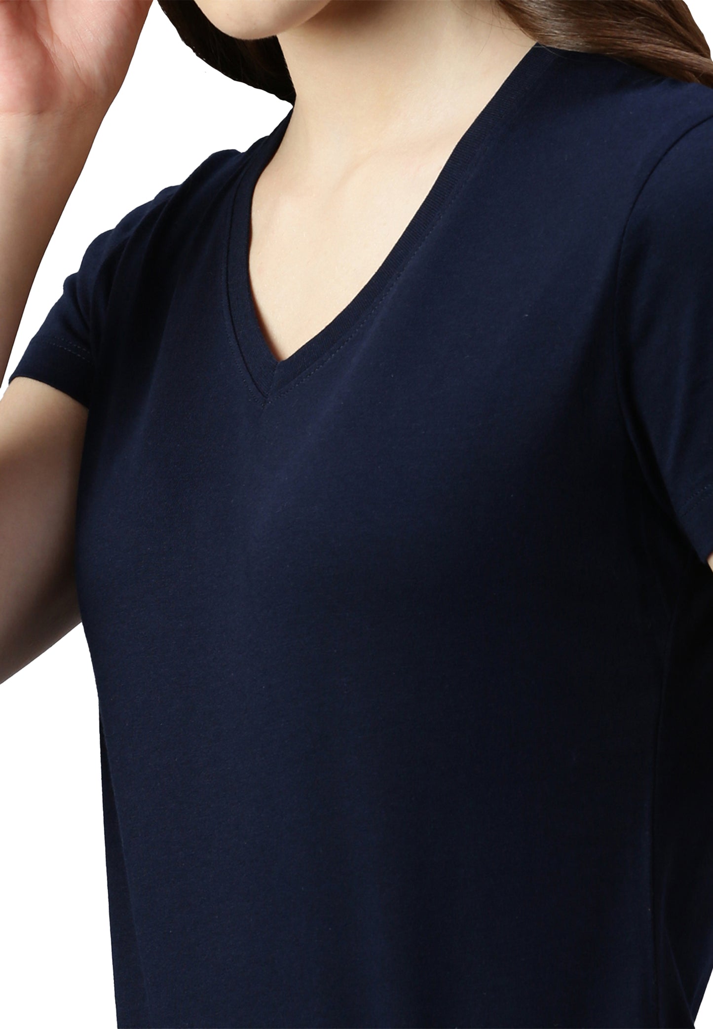 Switcher shirt Lady whale color/20 navy