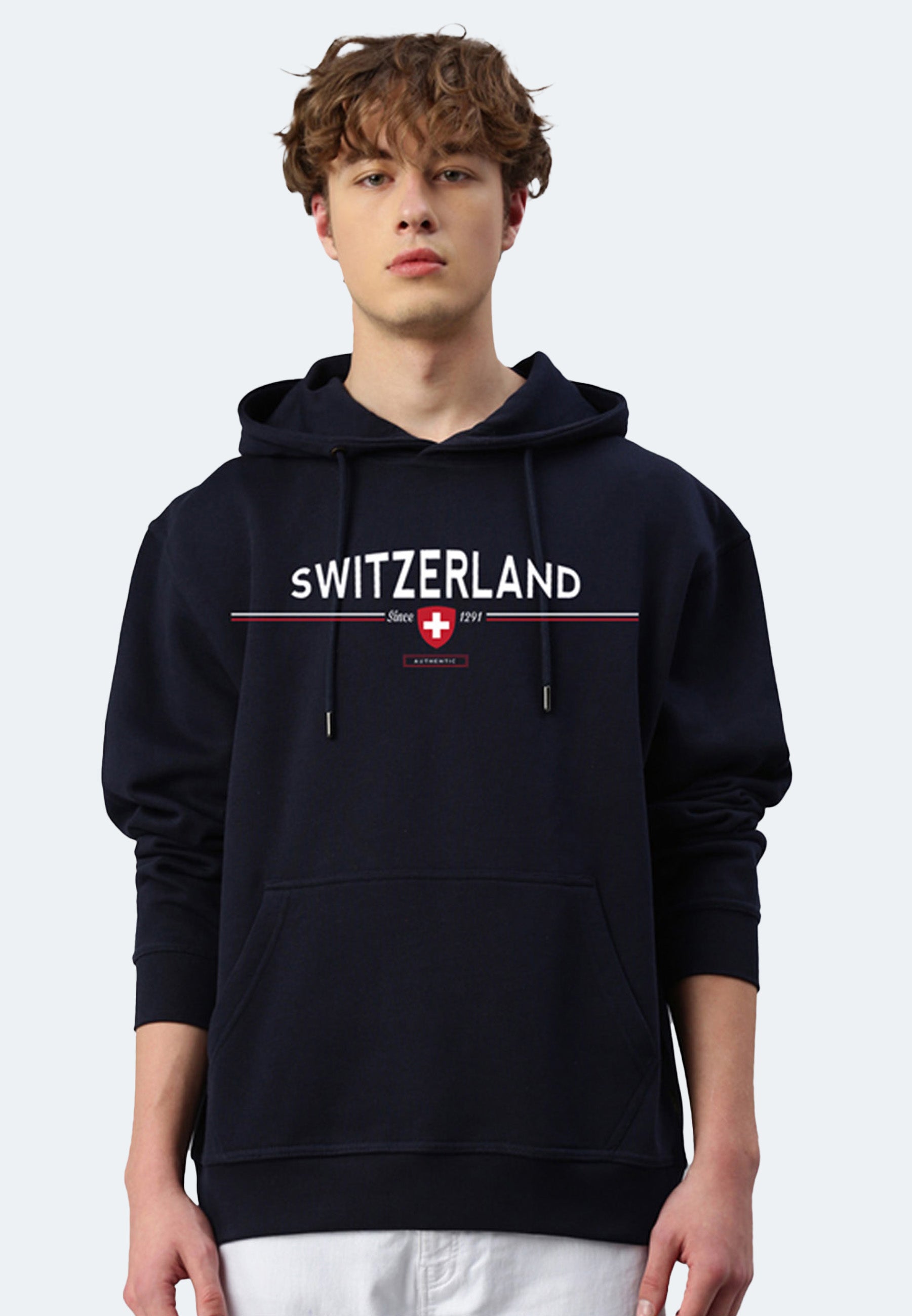 Switcher hoodie men Switzerland Premium color/20 navy