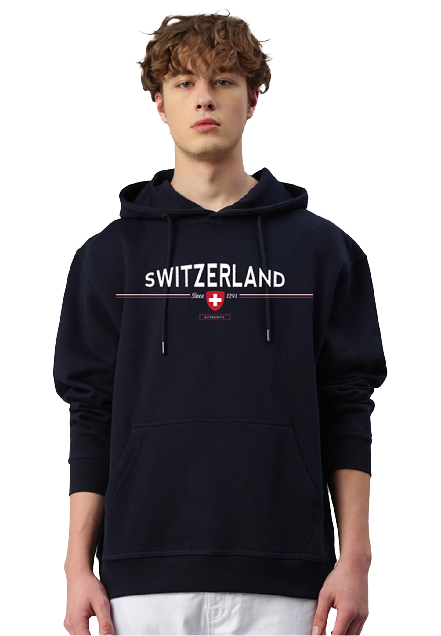 Switcher hoodie men Switzerland Premium color/20 navy