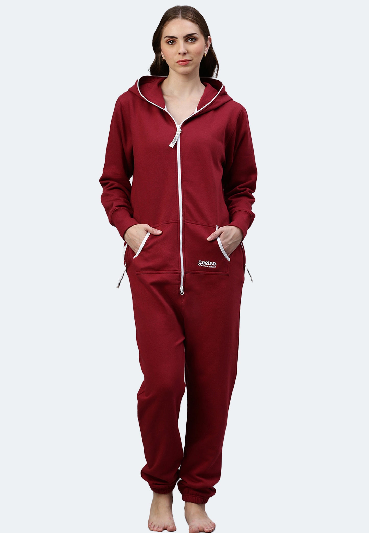 Switcher jumpsuit geelee jumpsuit color/158 burgundy
