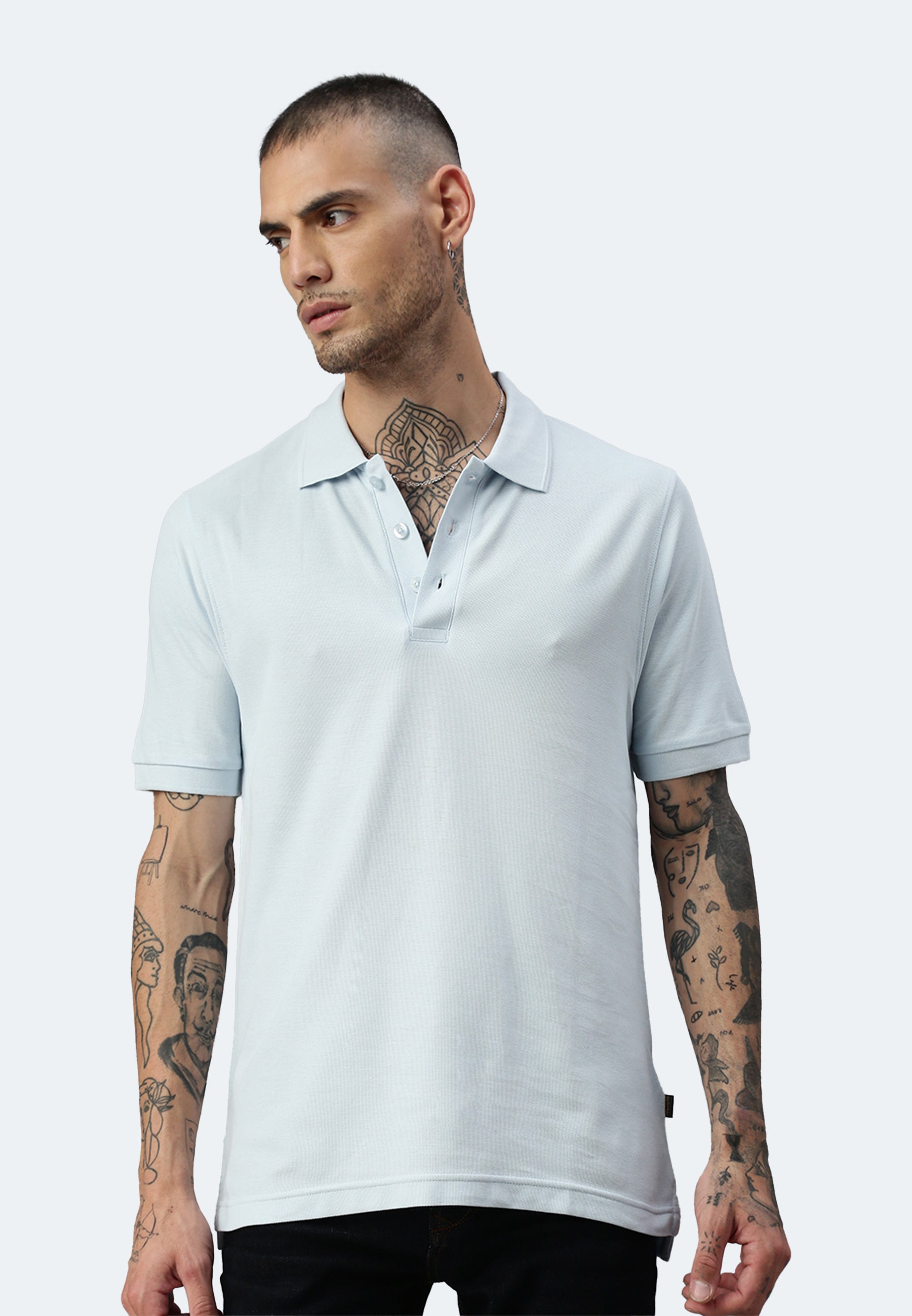 Switcher men's polo john color/blue angel
