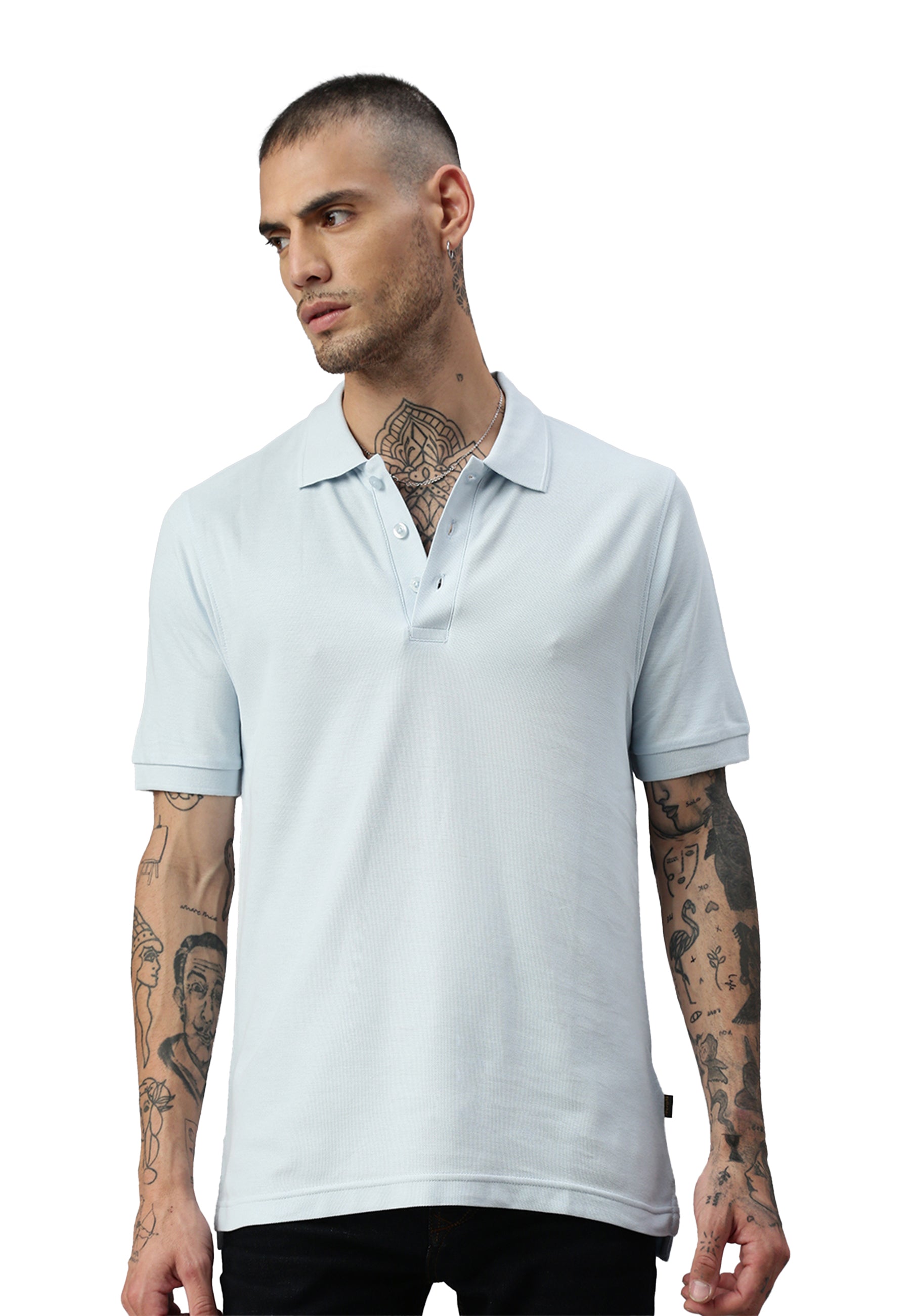 Switcher men's polo john color/blue angel