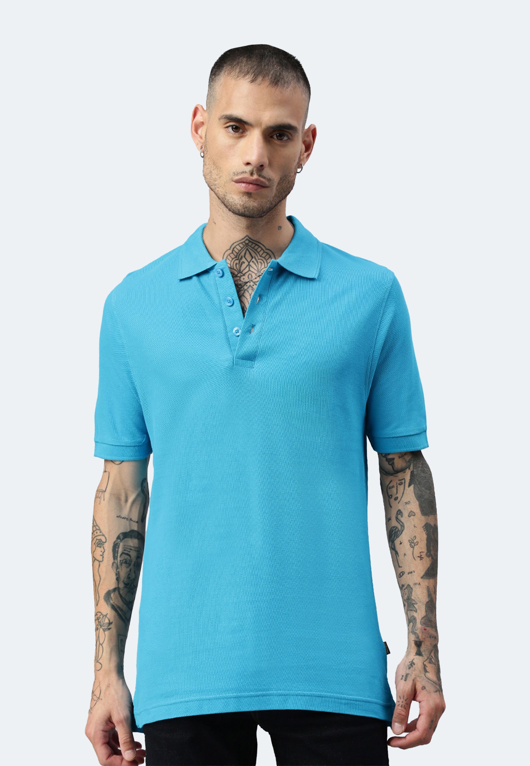 Switcher men's polo john color/blue bay