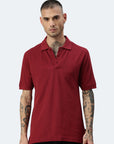 Switcher men's polo john color/burgundy