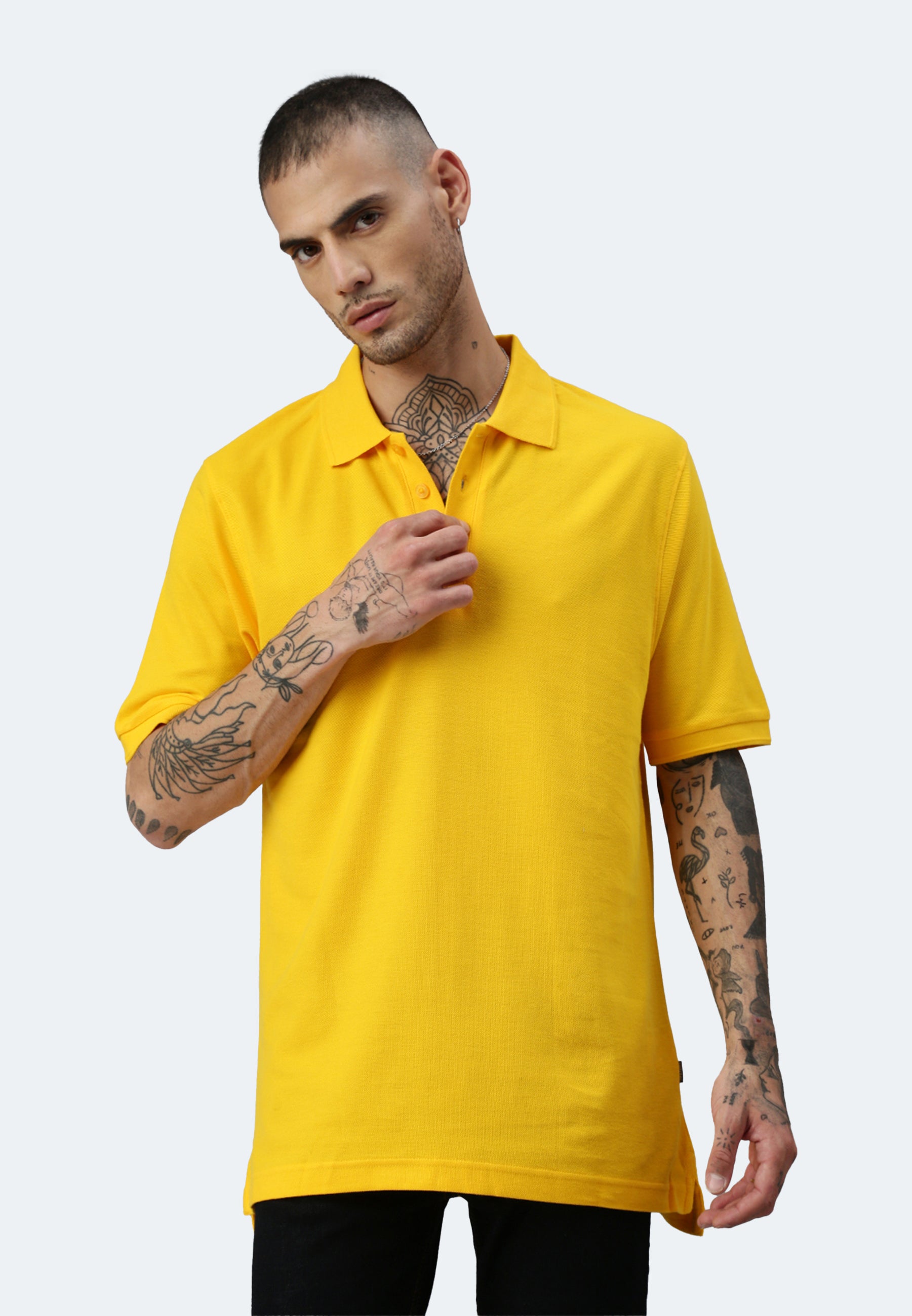 Switcher men's polo john color/jaune