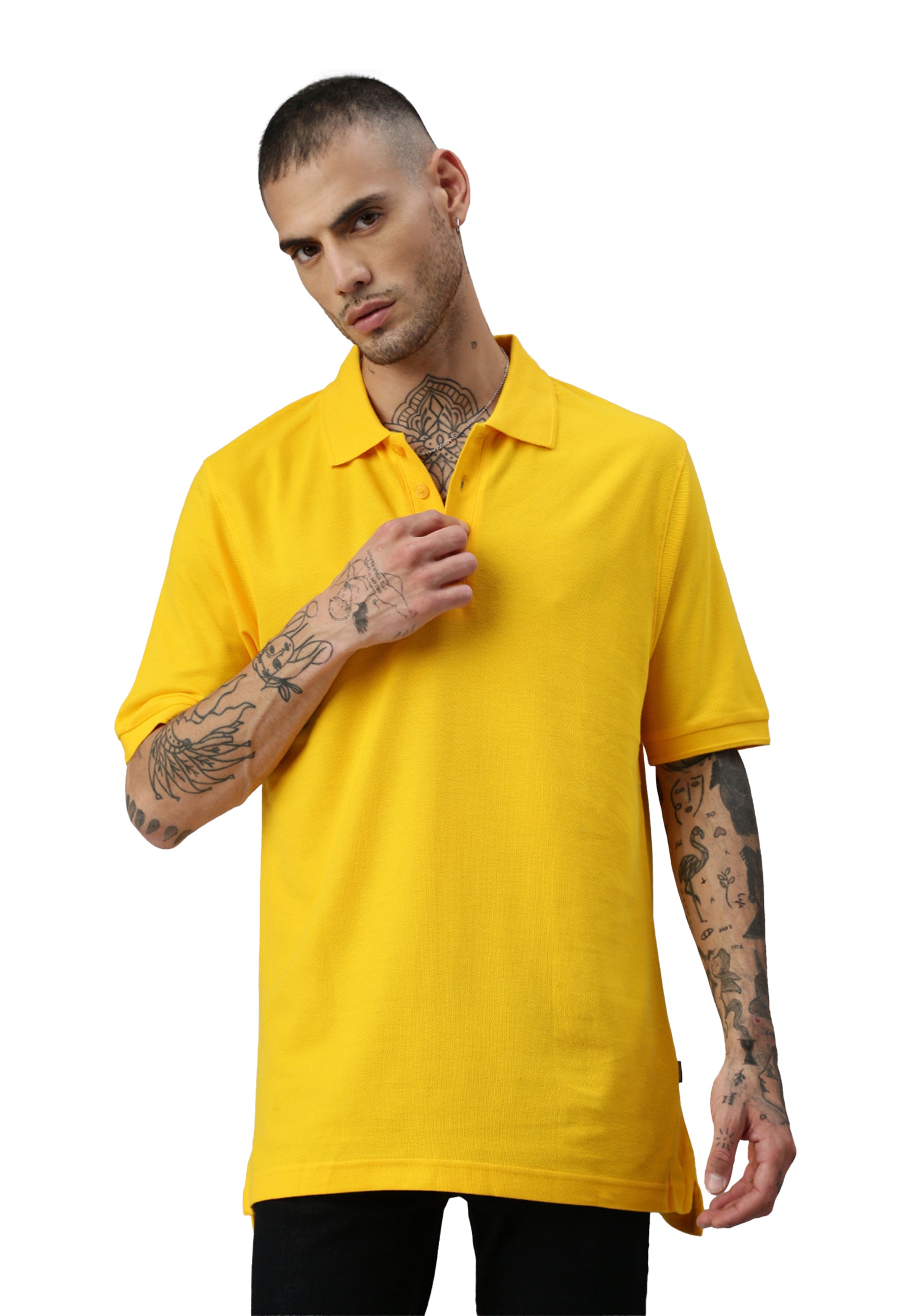Switcher men's polo john color/jaune