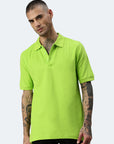 Switcher men's polo john color/lime