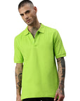 Switcher men's polo john color/lime