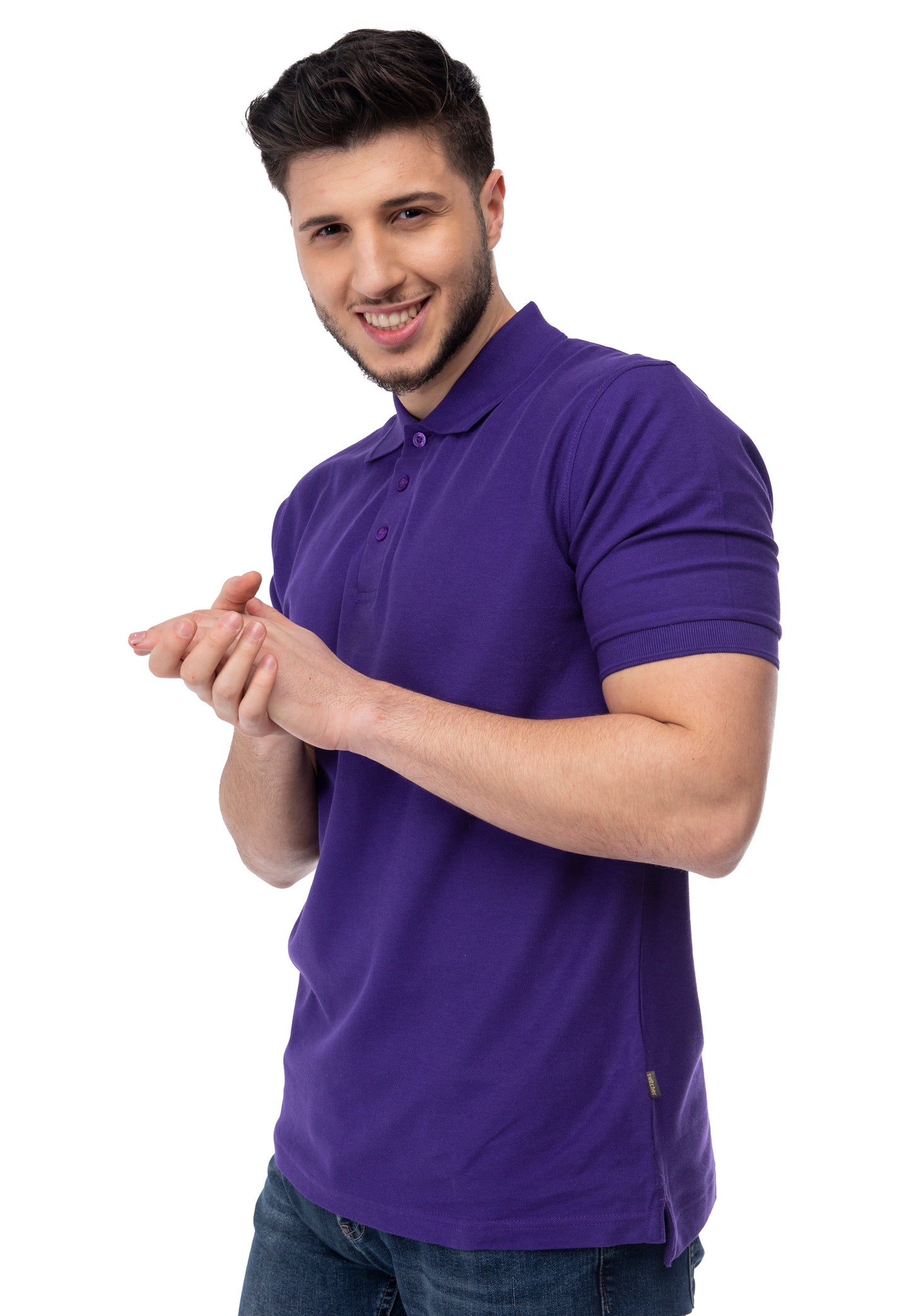 Switcher men's polo john color/146 purple