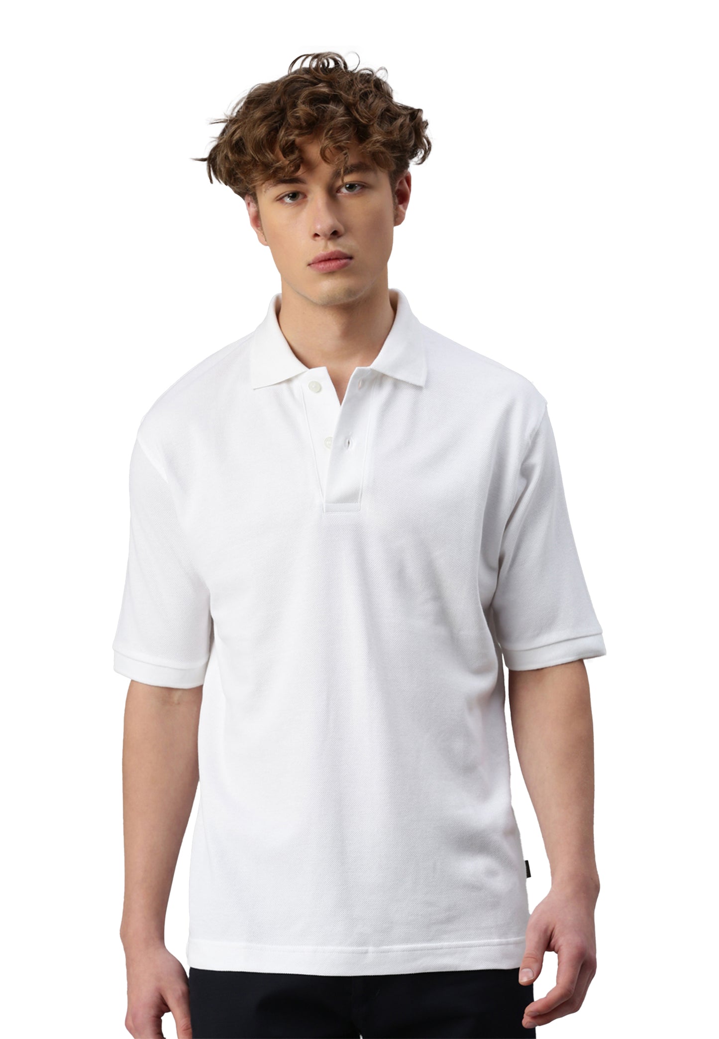 Switcher men's polo samuel color/1 blanc
