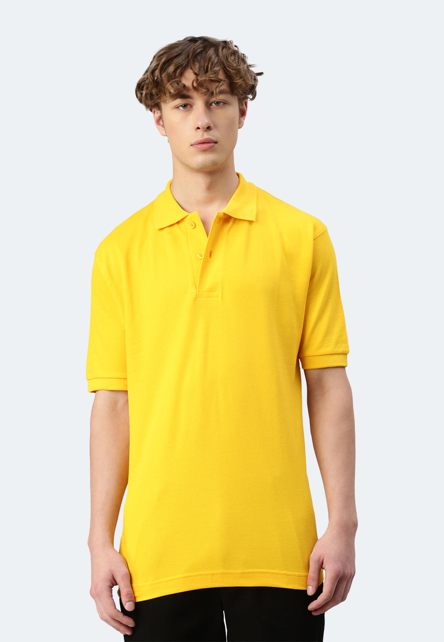 Switcher men's polo samuel color/53 jaune