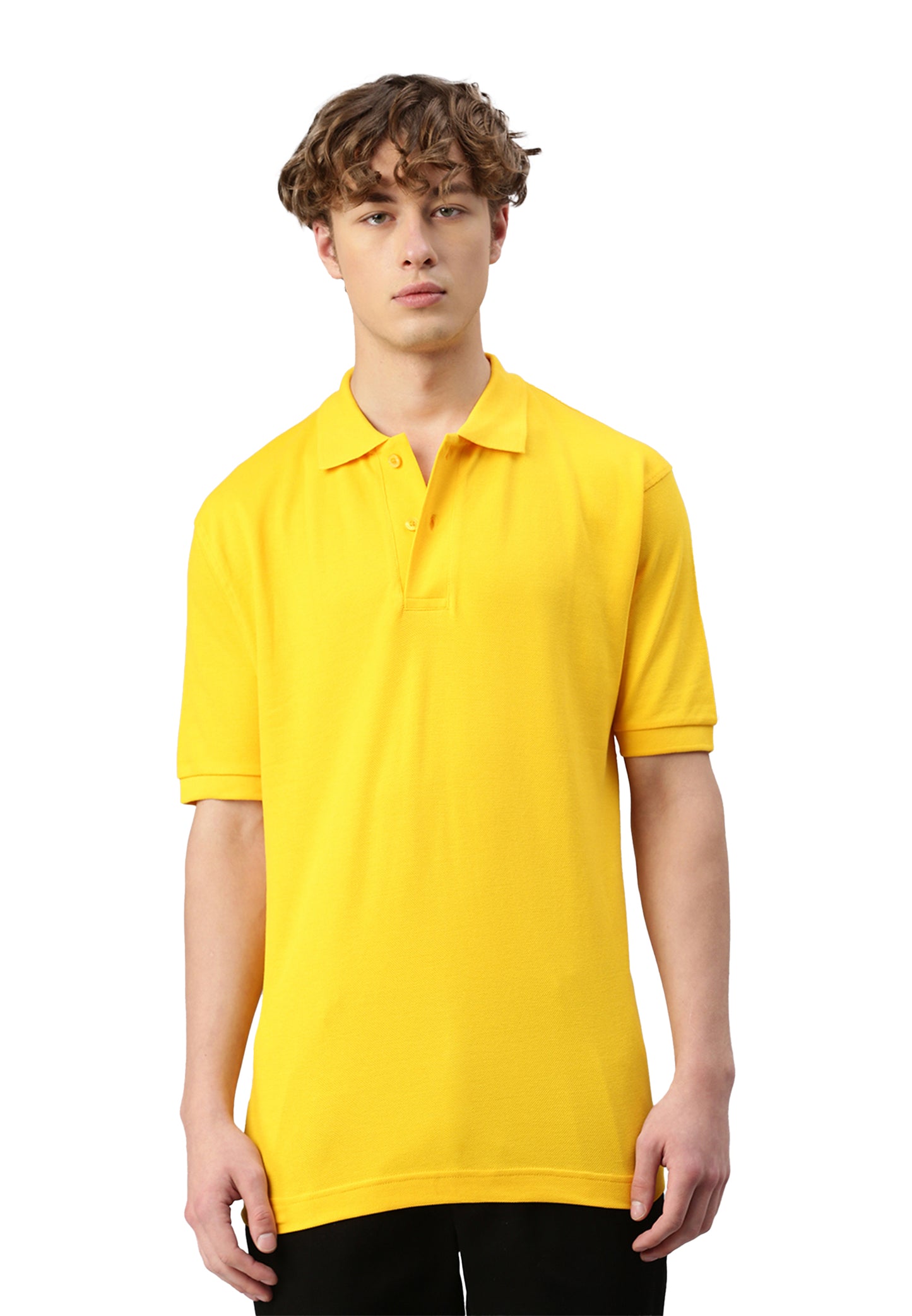 Switcher men's polo samuel color/53 jaune
