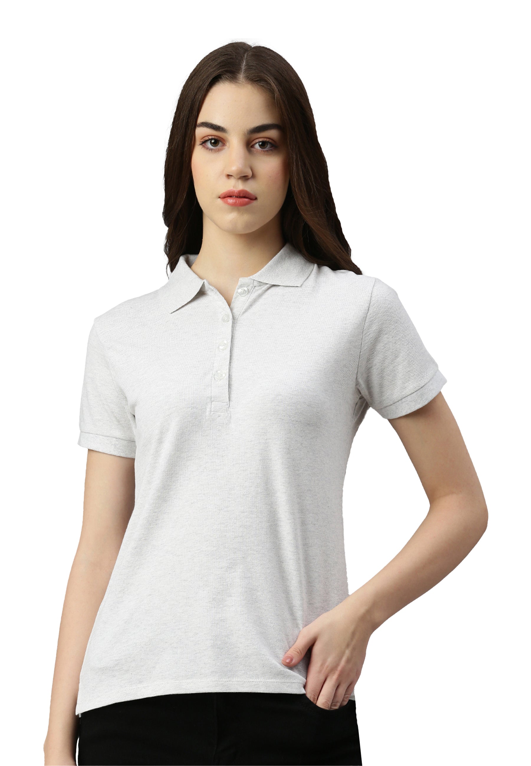 Switcher Lady polo stacy color/blanc chine