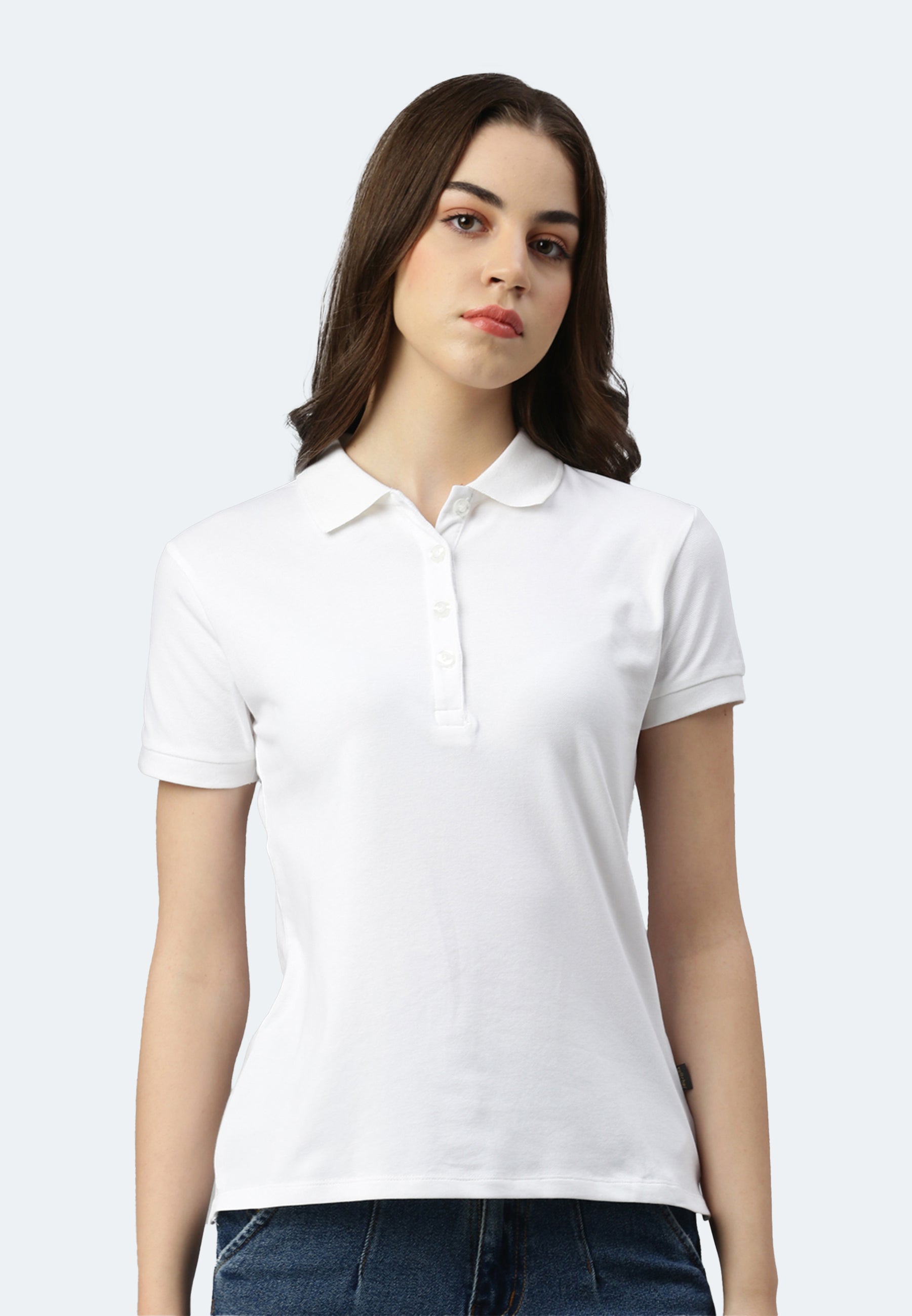 Switcher Lady polo stacy color/blanc