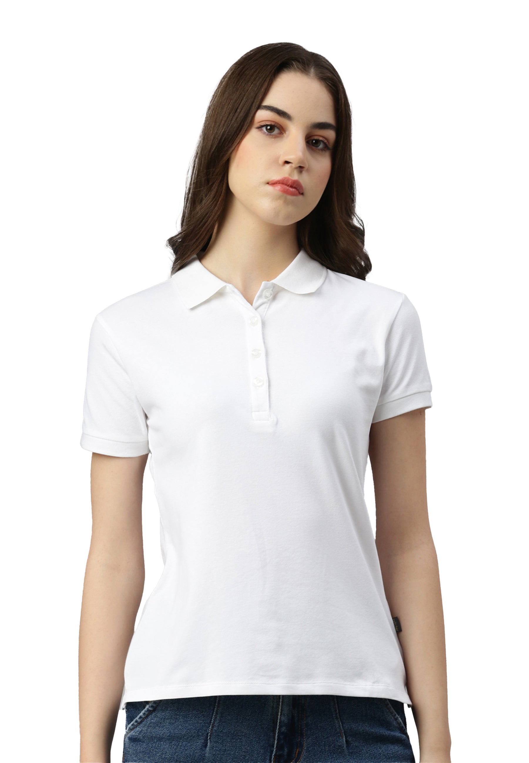 Switcher Lady polo stacy color/blanc