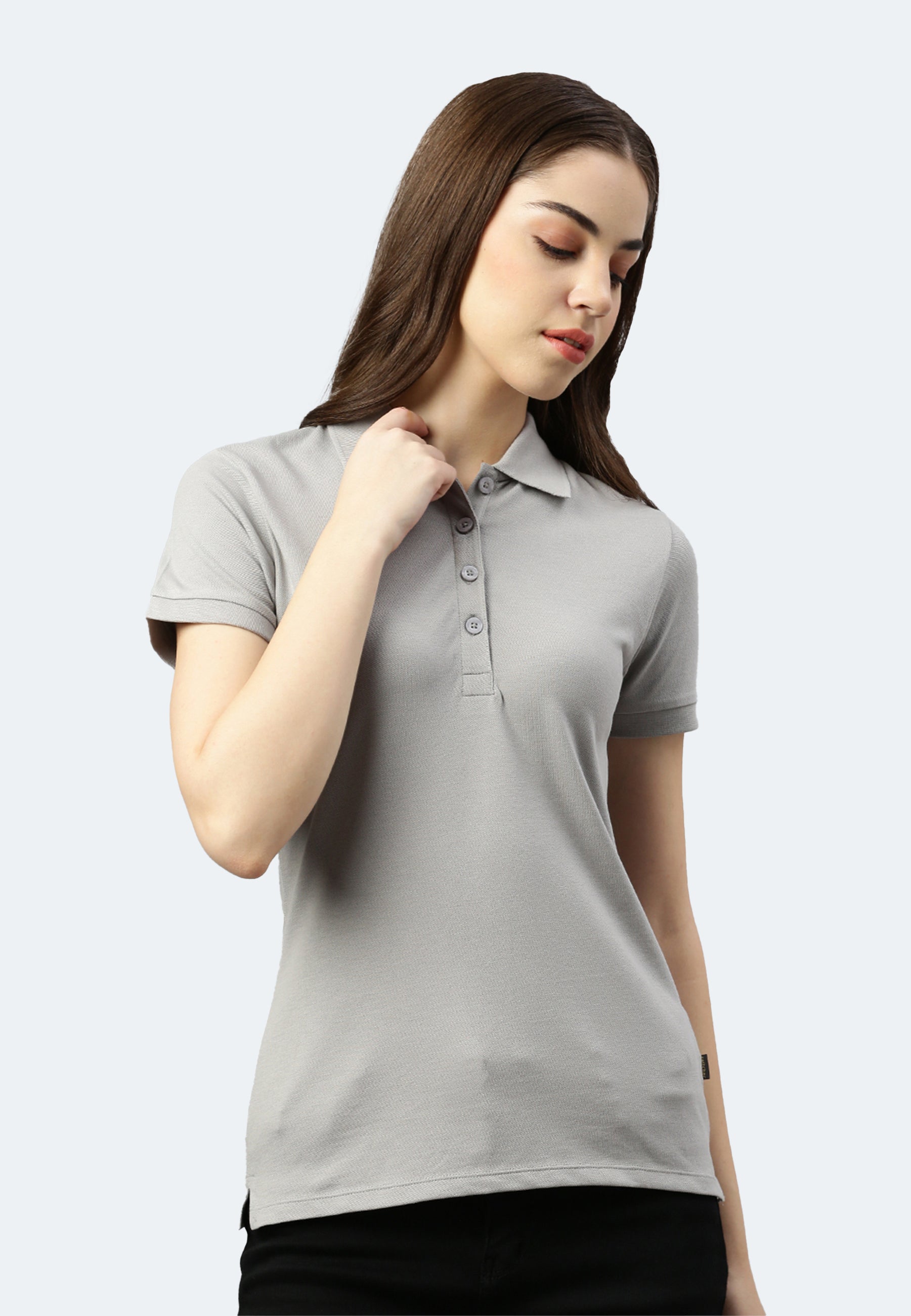 Switcher Lady polo stacy color/gris chine