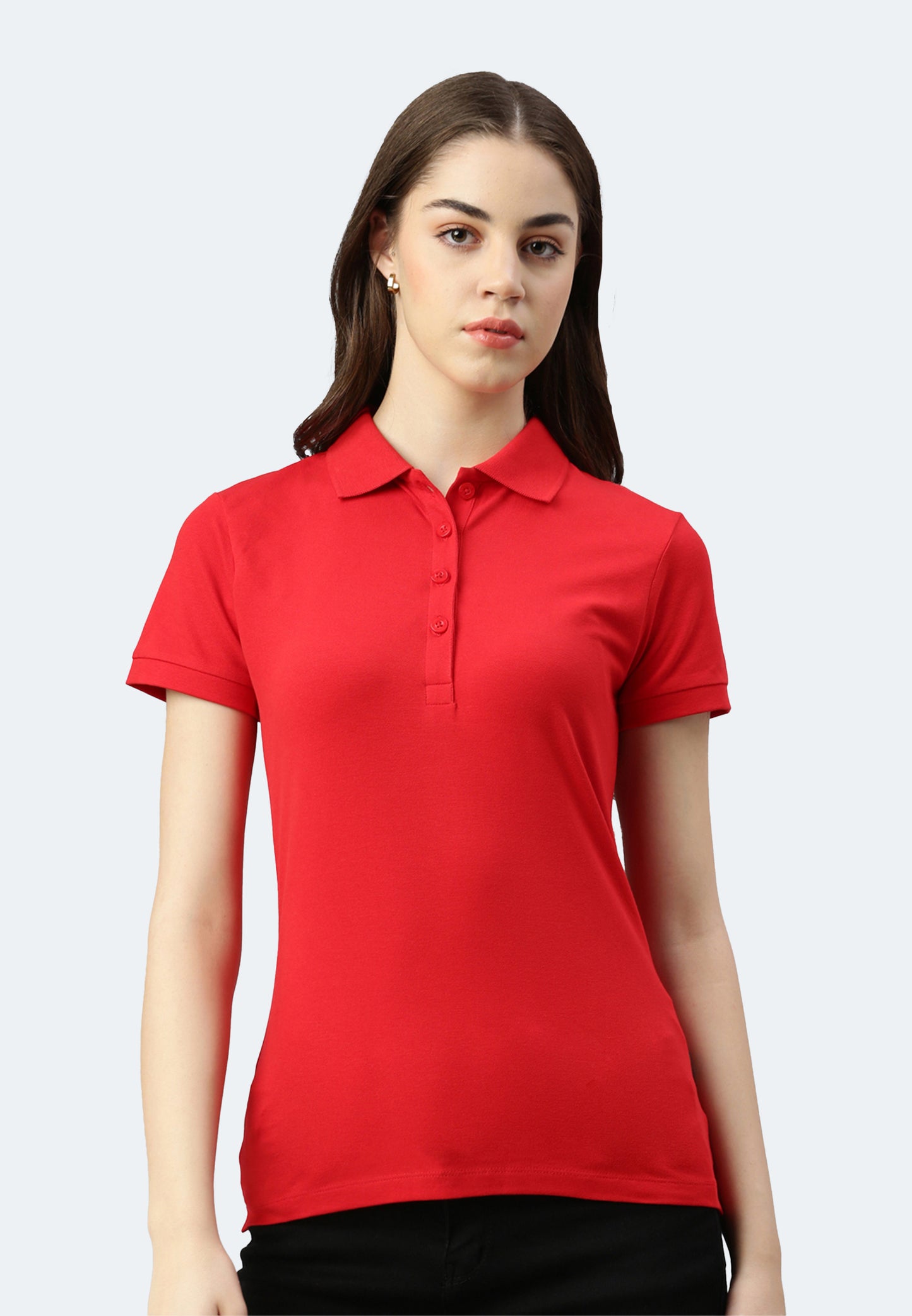 Switcher Lady polo stacy color/10 rouge