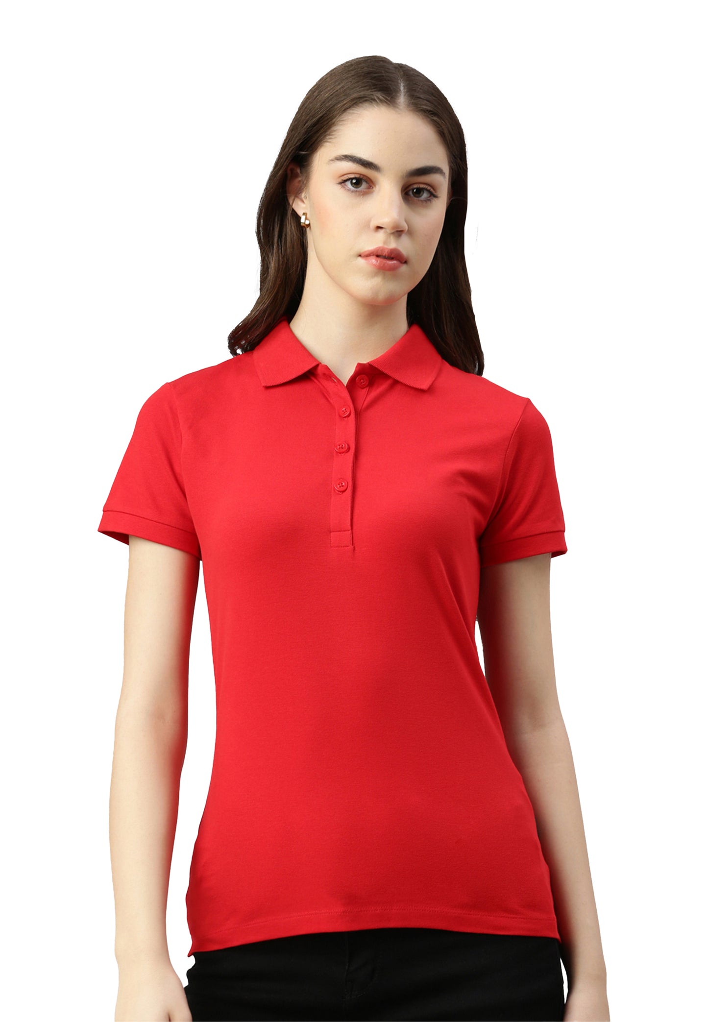 Switcher Lady polo stacy color/10 rouge